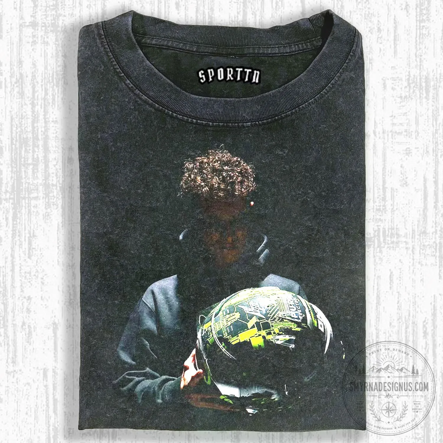 Lando Norris Formula One Racing Driver Black Vintage T-Shirt