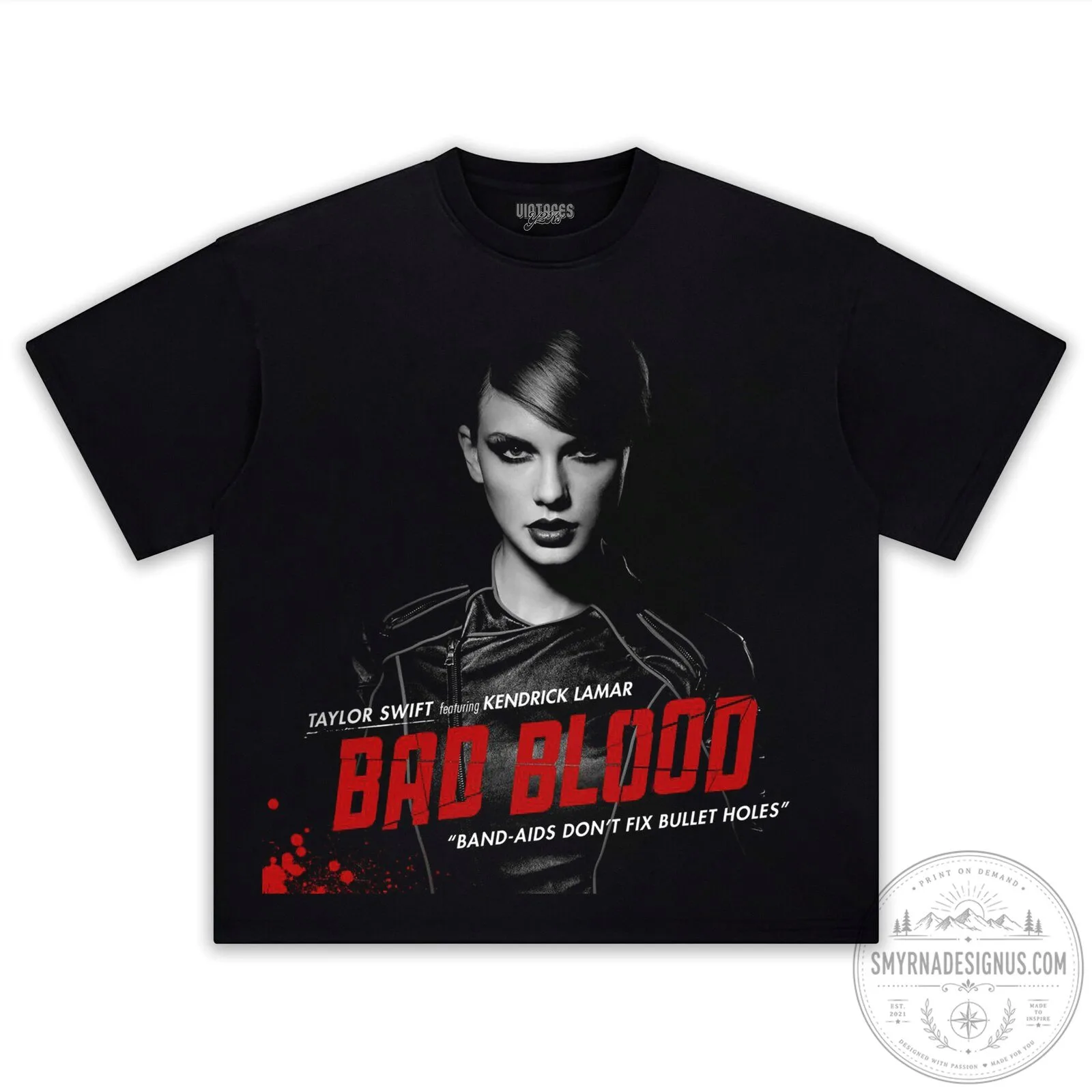 Taylor Swift Bad Blood Featuring Kendrick Lamar Music Video T-Shirt