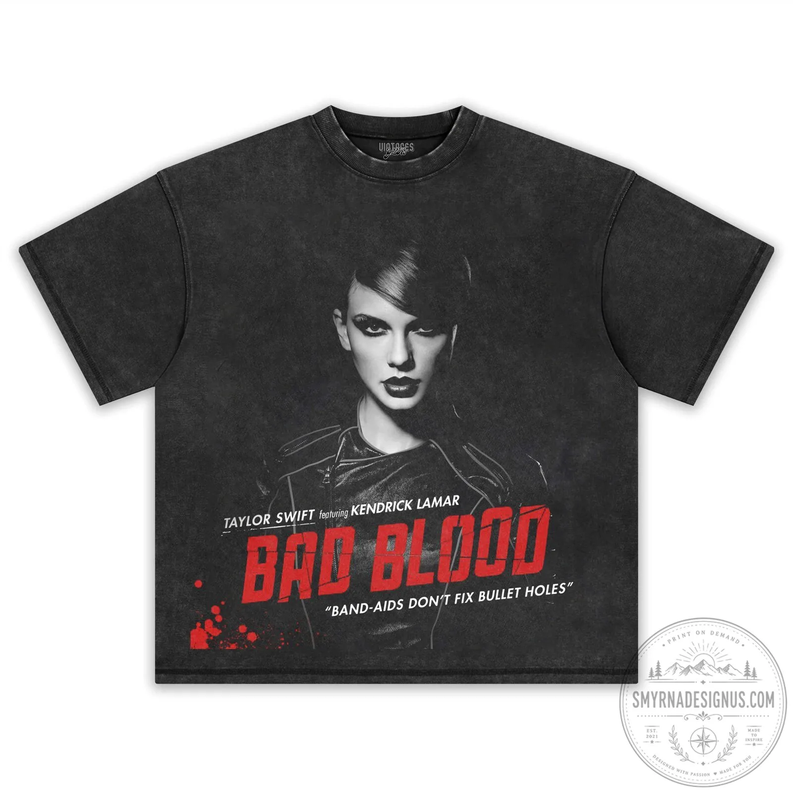 Taylor Swift Bad Blood Featuring Kendrick Lamar Music Video T-Shirt 5 Taylor Swift Bad Blood Featuring Kendrick Lamar Music Video T-Shirt