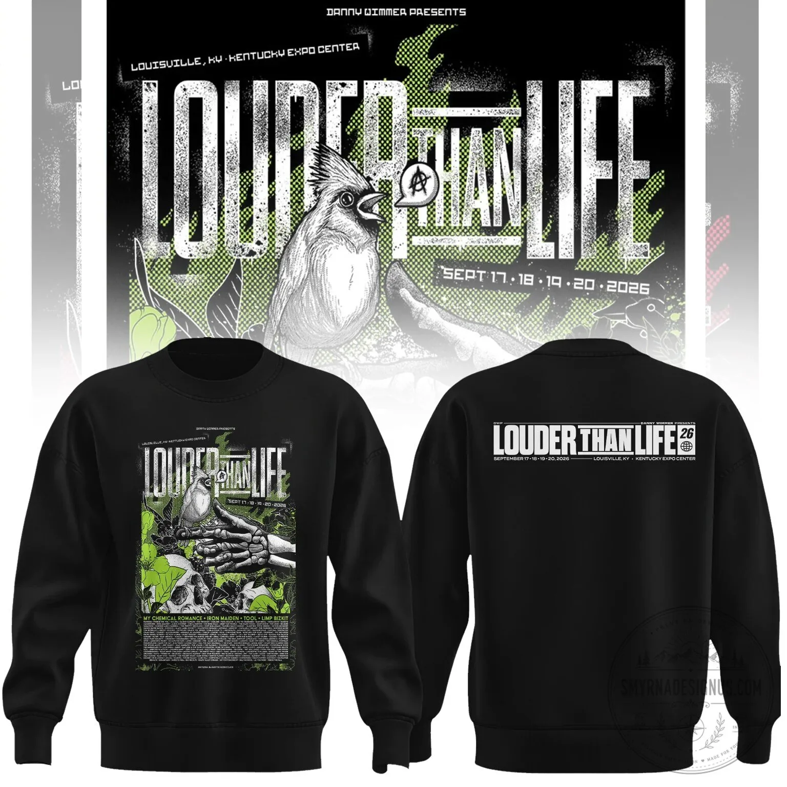 2026 Music Event Sweatshirt for Louder Than Life Festival at Kentucky Expo Center
