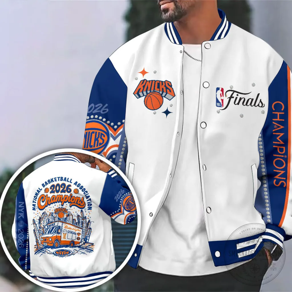 2026 NBA Finals Champions Varsity Jacket - New York Knicks Collection 29 2026 NBA Finals Champions Varsity Jacket - New York Knicks Collection