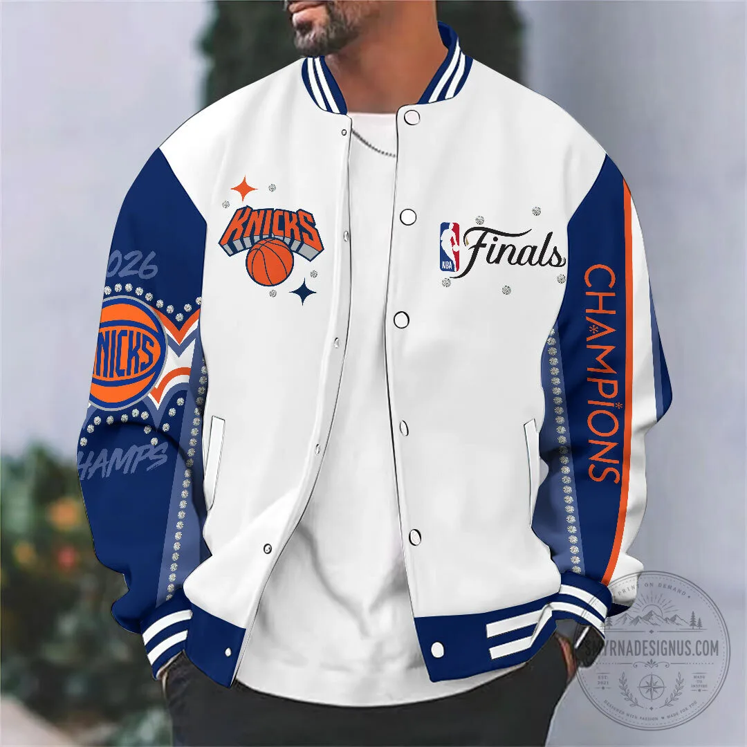 2026 NBA Finals Champions Varsity Jacket - New York Knicks Collection 4 2026 NBA Finals Champions Varsity Jacket - New York Knicks Collection
