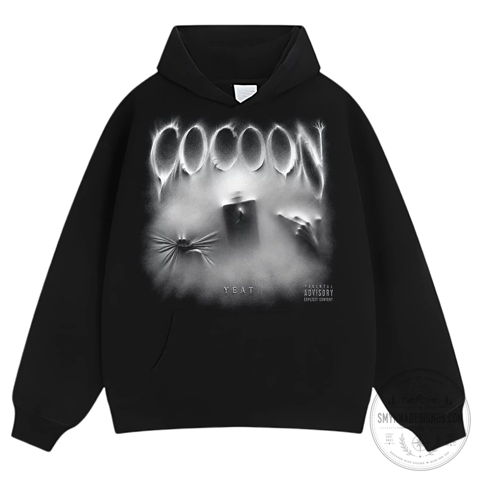 Yeat Cocoon Album Cover Art Black Graphic T-Shirt 13 Yeat Cocoon Album Cover Art Black Graphic T-Shirt