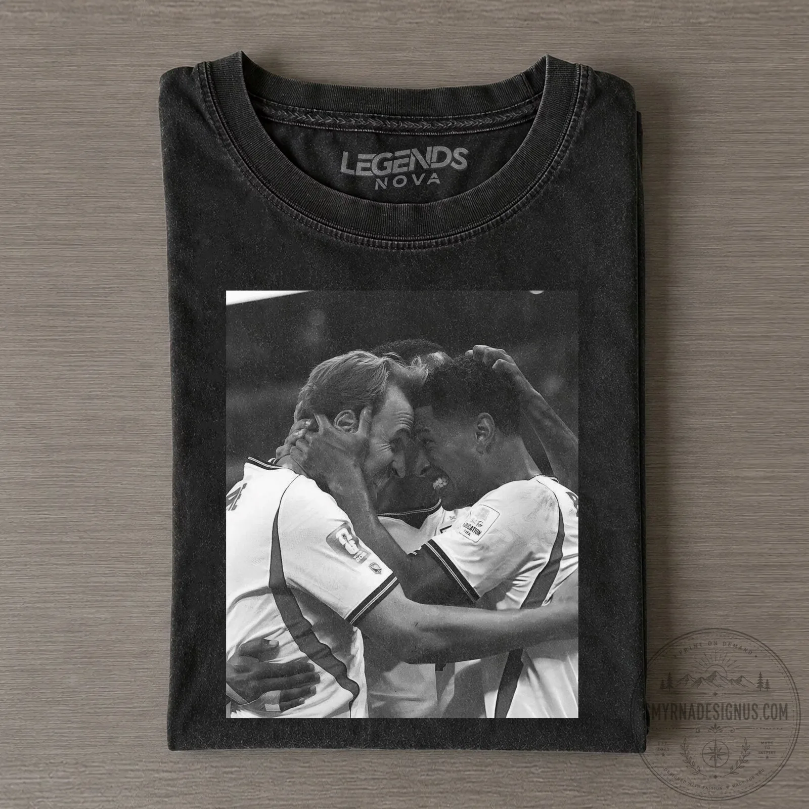 Jude Bellingham Harry Kane England Football Team Celebration T-Shirt 1 Jude Bellingham Harry Kane England Football Team Celebration T-Shirt