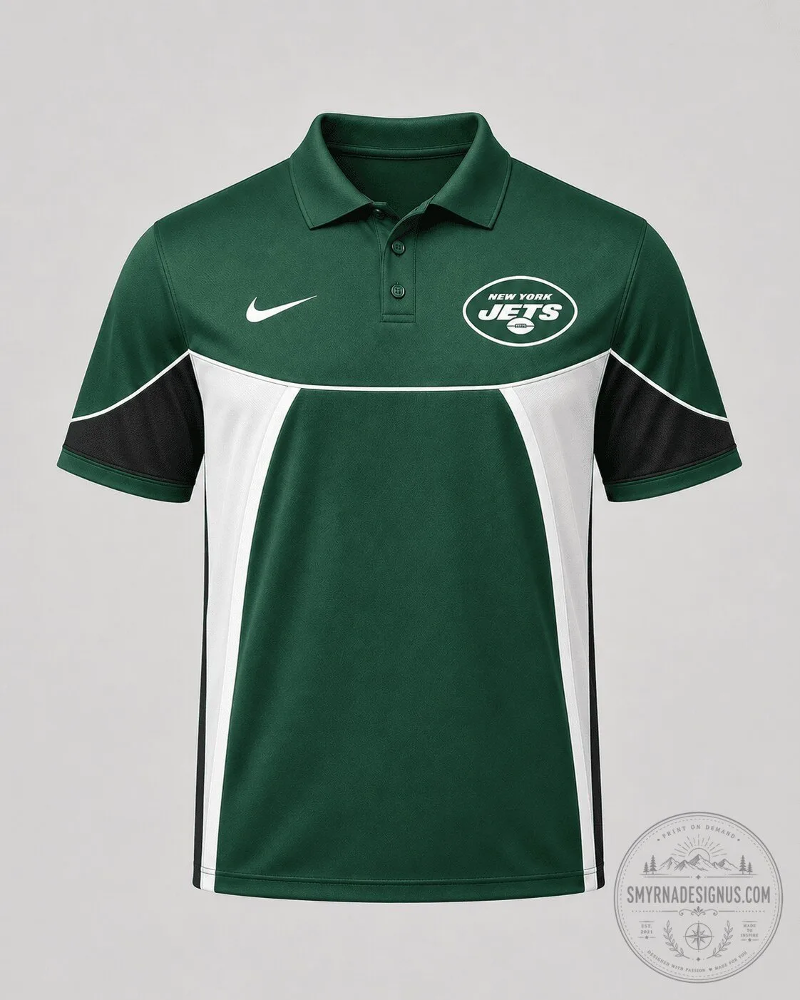 New York Jets Nike Performance Sideline Team Issue Polo Shirt