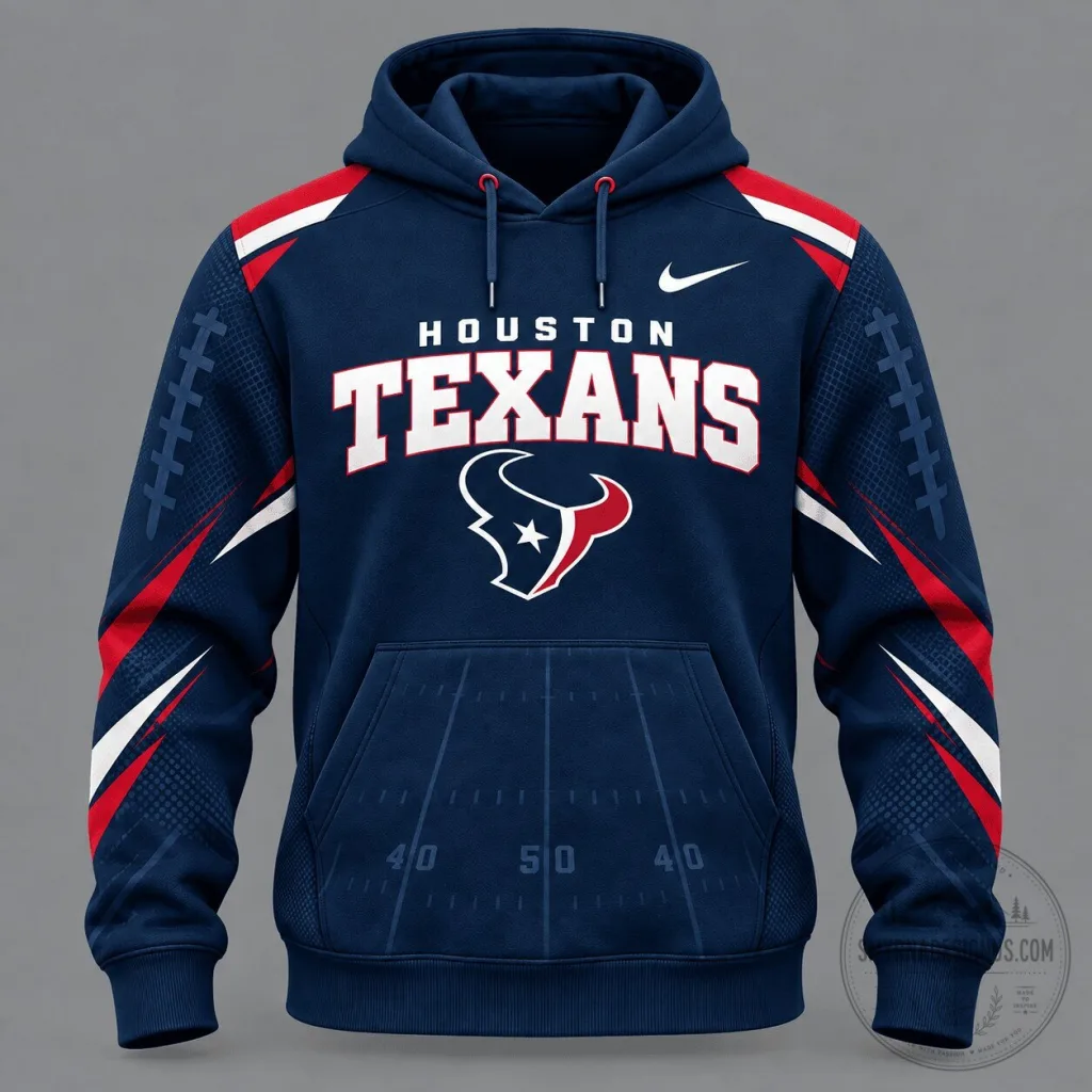 Houston Texans NFL Football Team Fan Gear Pullover Hoodie Houston Texans NFL Football Team Fan Gear Pullover Hoodie
