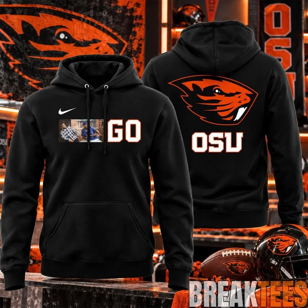 Oregon State Beavers 2026 Damn Good Offense Meme Graphic Hoodie