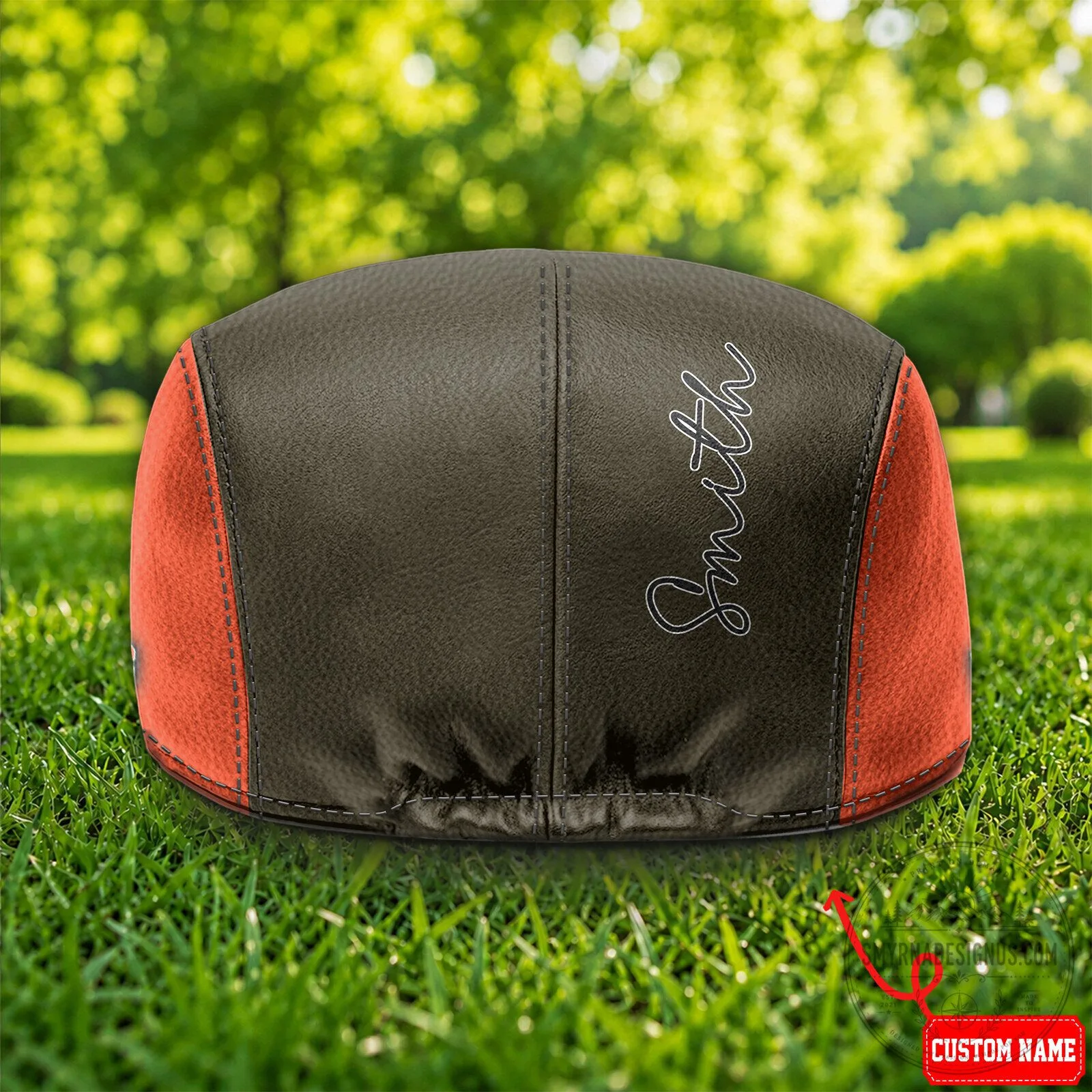 Cleveland Browns Football Team Bulldog Logo Flat Cap Hat 7 Cleveland Browns Football Team Bulldog Logo Flat Cap Hat