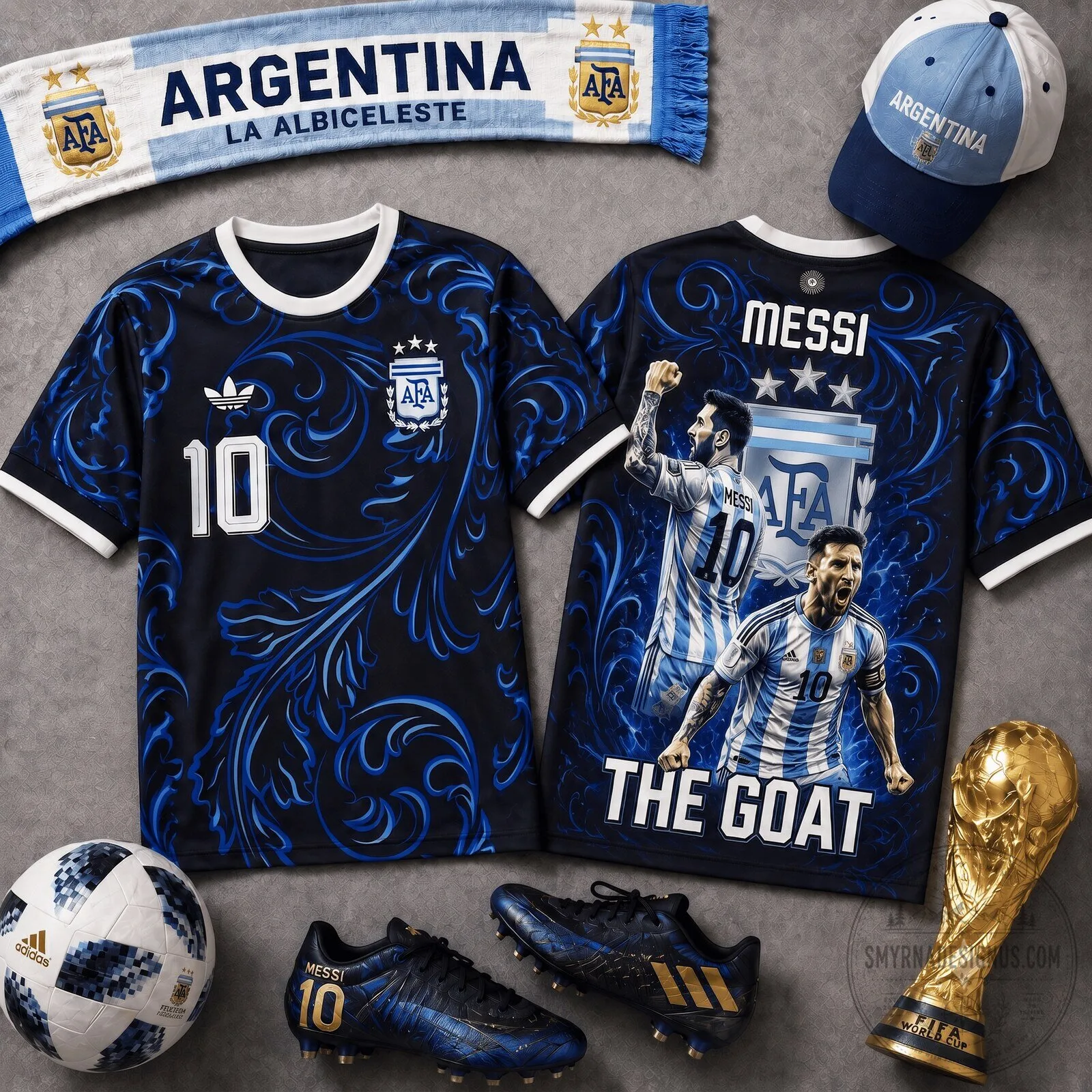 Lionel Messi Fan Shirt Argentina The GOAT Soccer Graphic T-Shirt 1 Lionel Messi Fan Shirt Argentina The GOAT Soccer Graphic T-Shirt