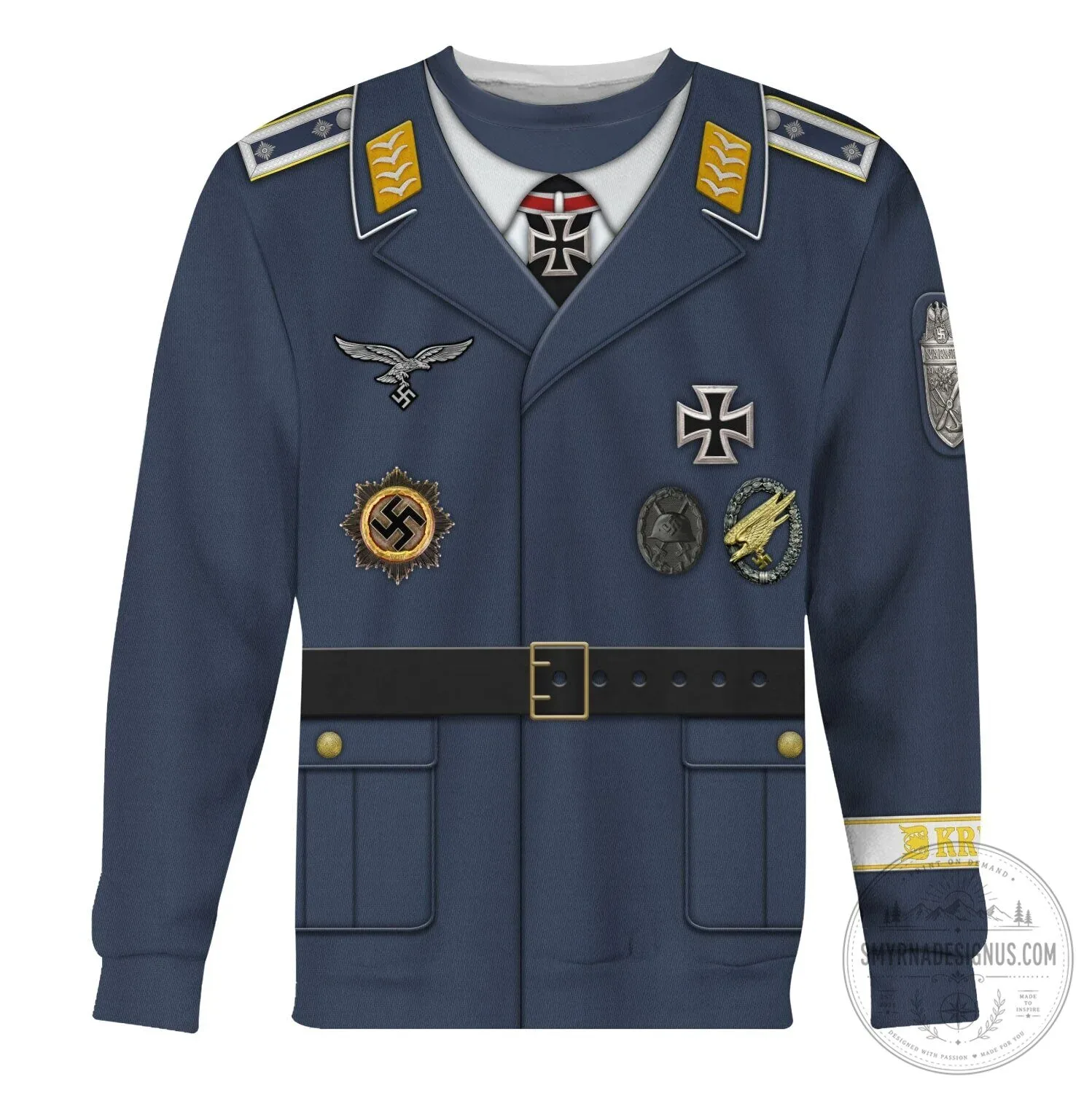 World War II German Luftwaffe Ernst Udet Generalfeldmarschall Uniform Hoodie 14 World War II German Luftwaffe Ernst Udet Generalfeldmarschall Uniform Hoodie