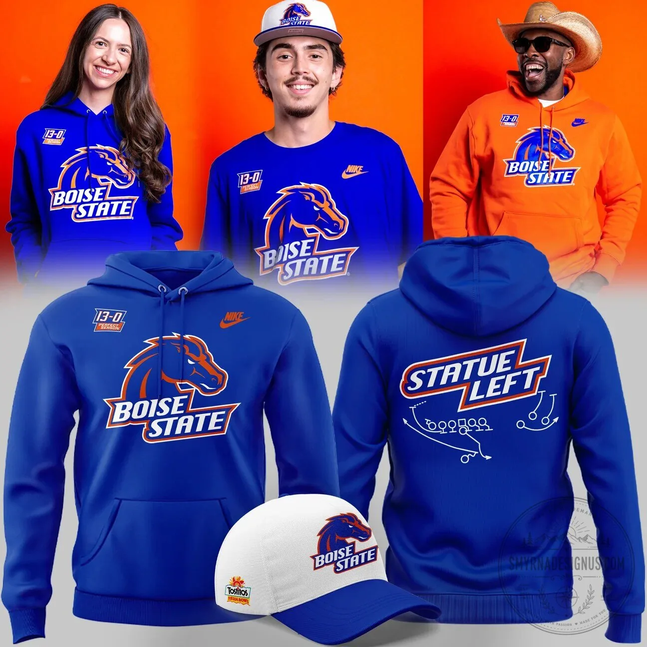 Boise State Broncos Football 20th Anniversary Fiesta Bowl Hoodie