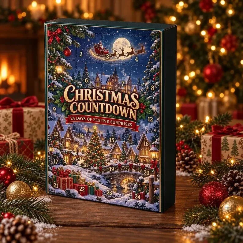 Personalized Farm Animals Christmas Advent Calendar 2026 with 24 Ornaments 10 Personalized Farm Animals Christmas Advent Calendar 2026 with 24 Ornaments