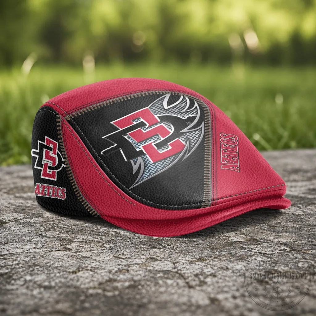 San Diego State Aztecs NCAA Jeff Cap Flat Cap Hat San Diego State Aztecs NCAA Jeff Cap Flat Cap Hat