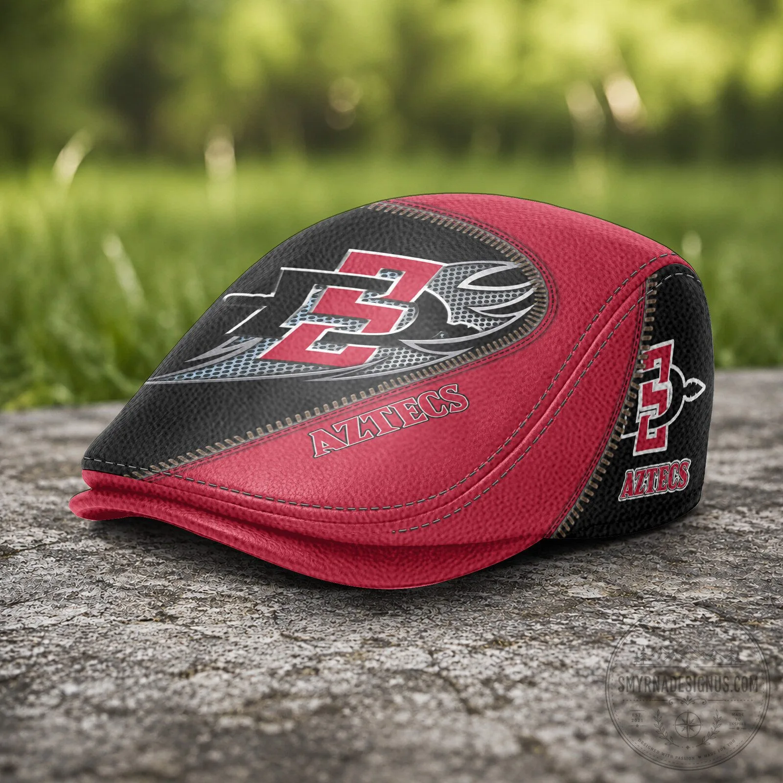 San Diego State Aztecs NCAA Jeff Cap Flat Cap Hat 5 San Diego State Aztecs NCAA Jeff Cap Flat Cap Hat