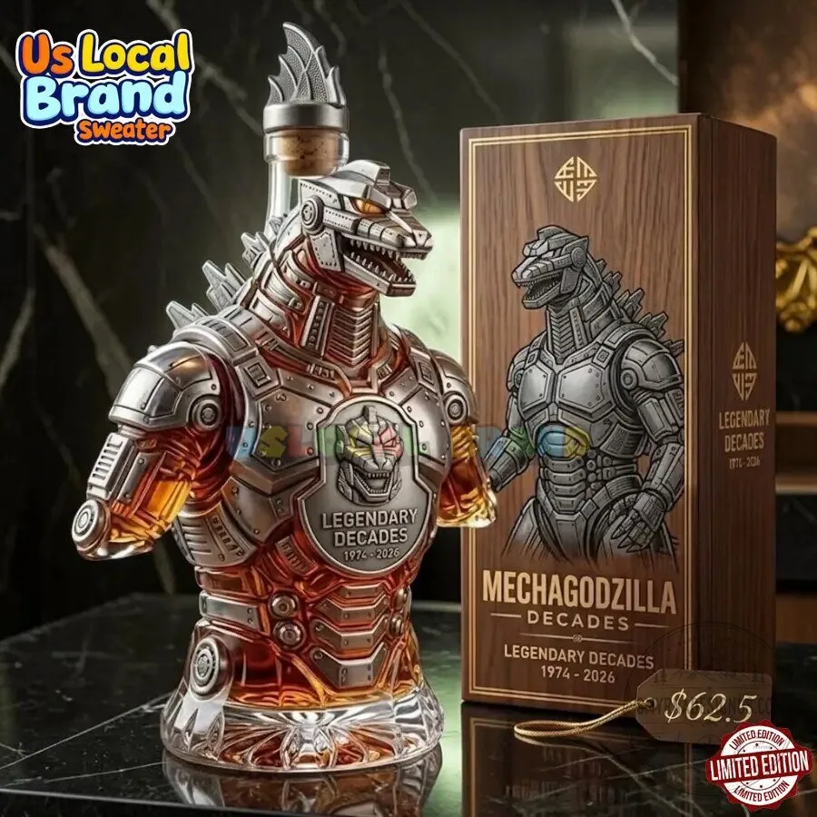 Mechagodzilla Legendary Decades 52nd Anniversary Whiskey Decanter 3 Mechagodzilla Legendary Decades 52nd Anniversary Whiskey Decanter