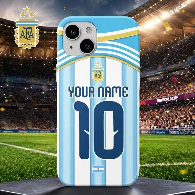 Argentina National Football Team Lionel Messi Number 10 Personalized Phone Case 3 Argentina National Football Team Lionel Messi Number 10 Personalized Phone Case