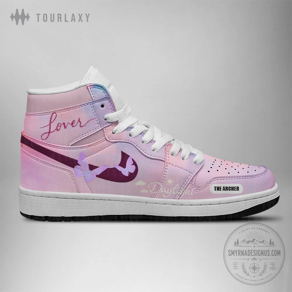 Taylor Swift Lover Album Themed High-Top Shoes 5 Taylor Swift Lover Album Themed High-Top Shoes