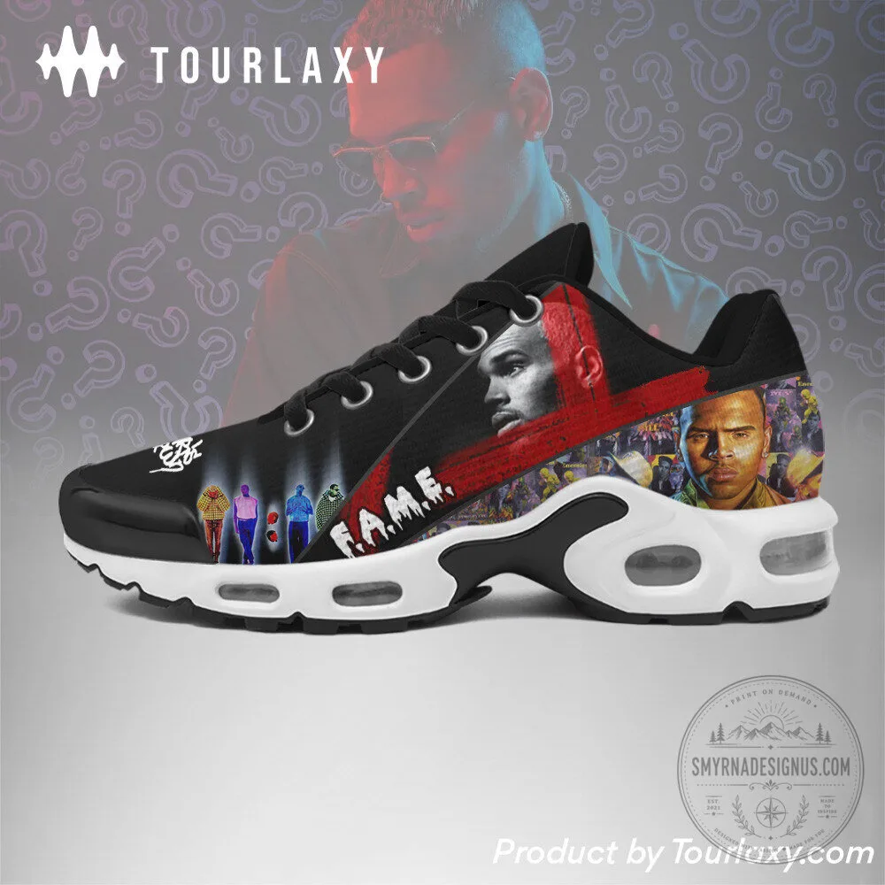 Chris Brown F.A.M.E. Album Art Black Sneakers 4 Chris Brown F.A.M.E. Album Art Black Sneakers