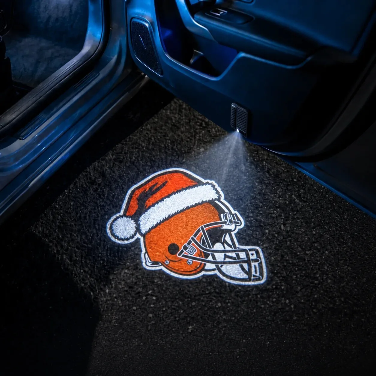 Santa Hat Car Door Projector Light for Arizona Cardinals Christmas 43 Santa Hat Car Door Projector Light for Arizona Cardinals Christmas
