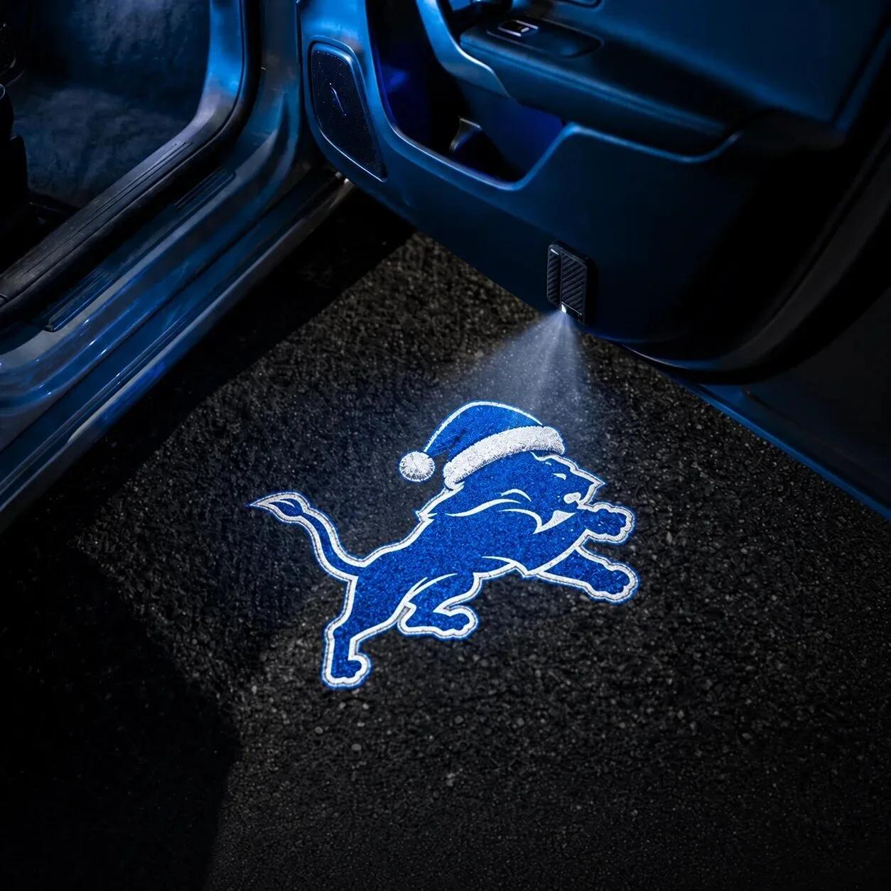 Santa Hat Car Door Projector Light for Arizona Cardinals Christmas 46 Santa Hat Car Door Projector Light for Arizona Cardinals Christmas
