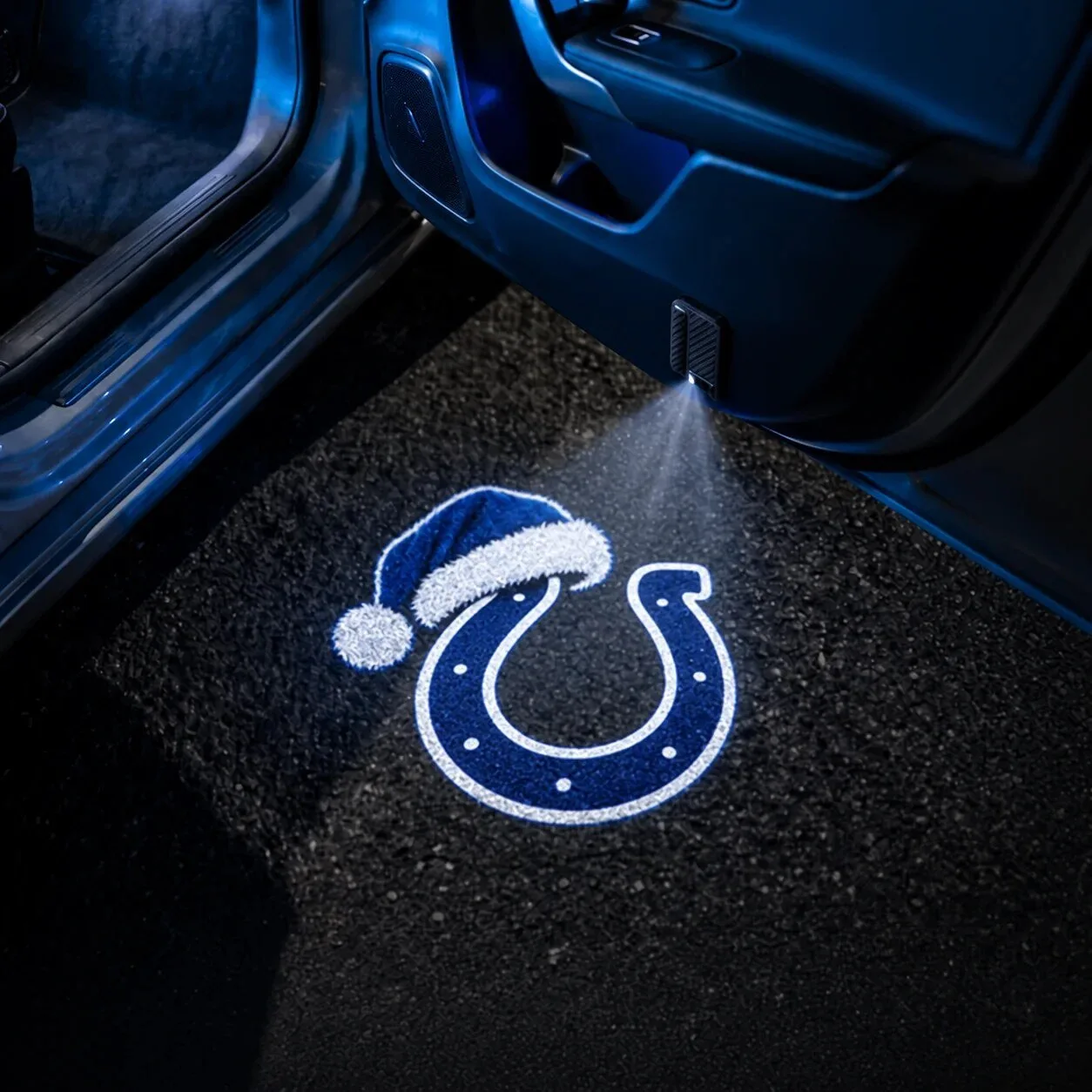 Santa Hat Car Door Projector Light for Arizona Cardinals Christmas 49 Santa Hat Car Door Projector Light for Arizona Cardinals Christmas