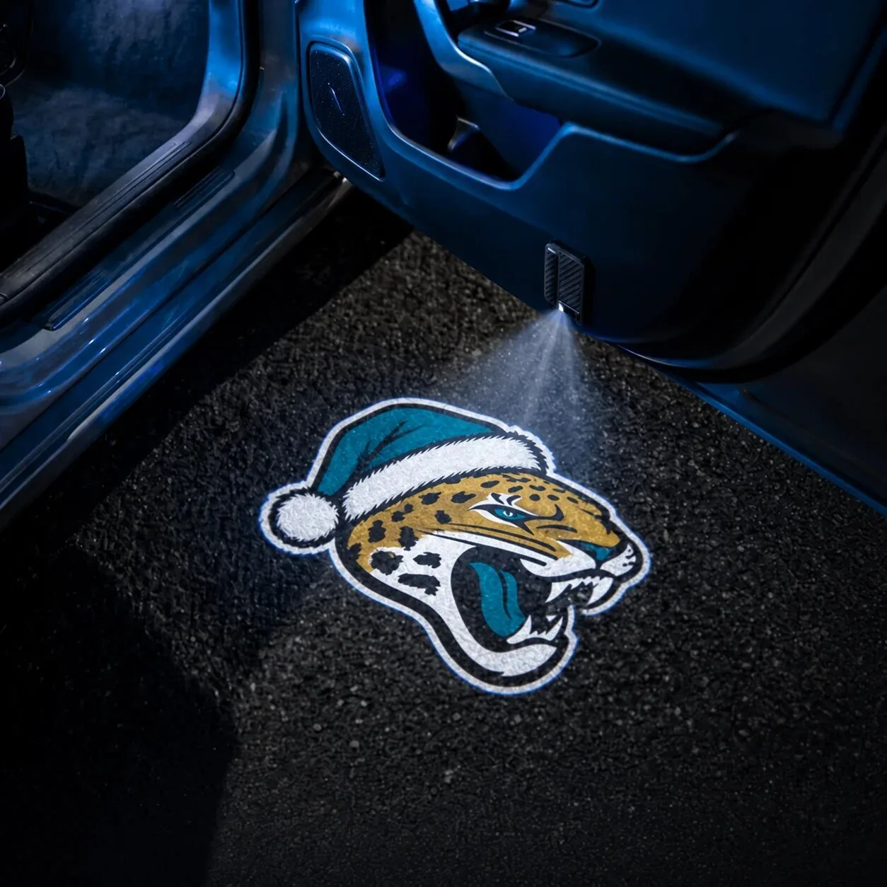 Santa Hat Car Door Projector Light for Arizona Cardinals Christmas 50 Santa Hat Car Door Projector Light for Arizona Cardinals Christmas