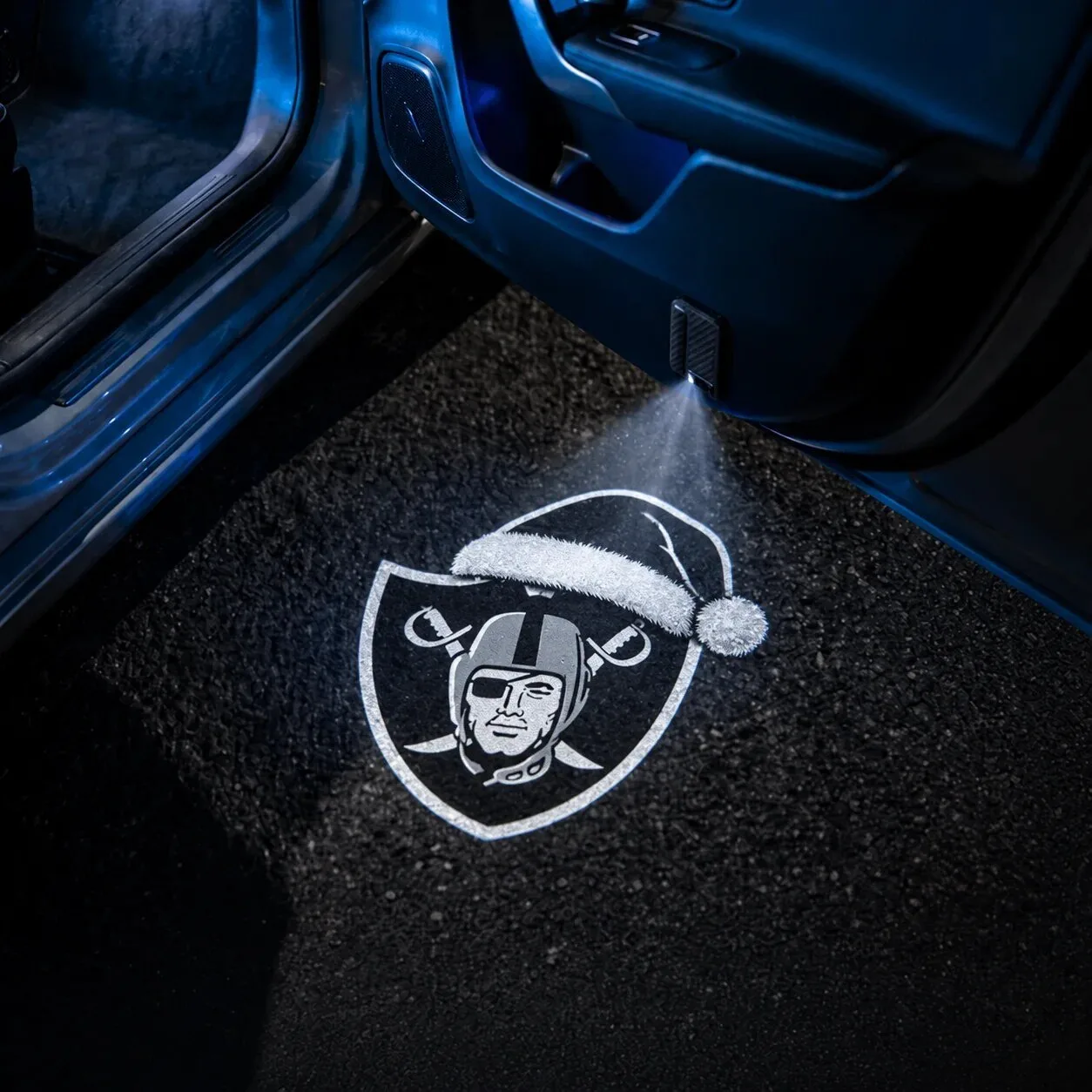 Santa Hat Car Door Projector Light for Arizona Cardinals Christmas 52 Santa Hat Car Door Projector Light for Arizona Cardinals Christmas