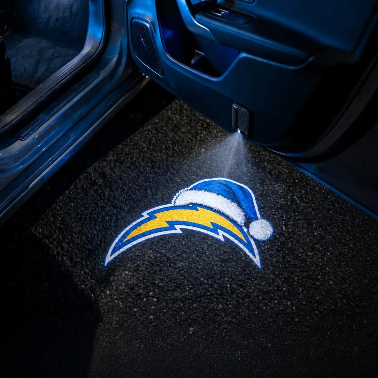 Santa Hat Car Door Projector Light for Arizona Cardinals Christmas 53 Santa Hat Car Door Projector Light for Arizona Cardinals Christmas