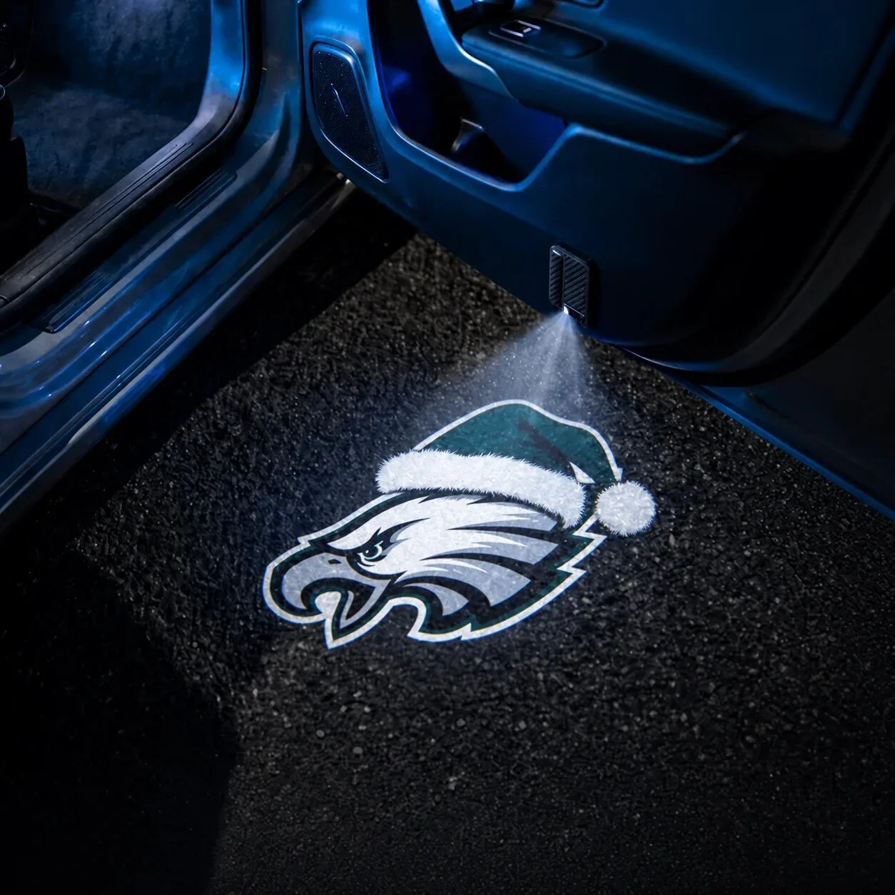 Santa Hat Car Door Projector Light for Arizona Cardinals Christmas 61 Santa Hat Car Door Projector Light for Arizona Cardinals Christmas