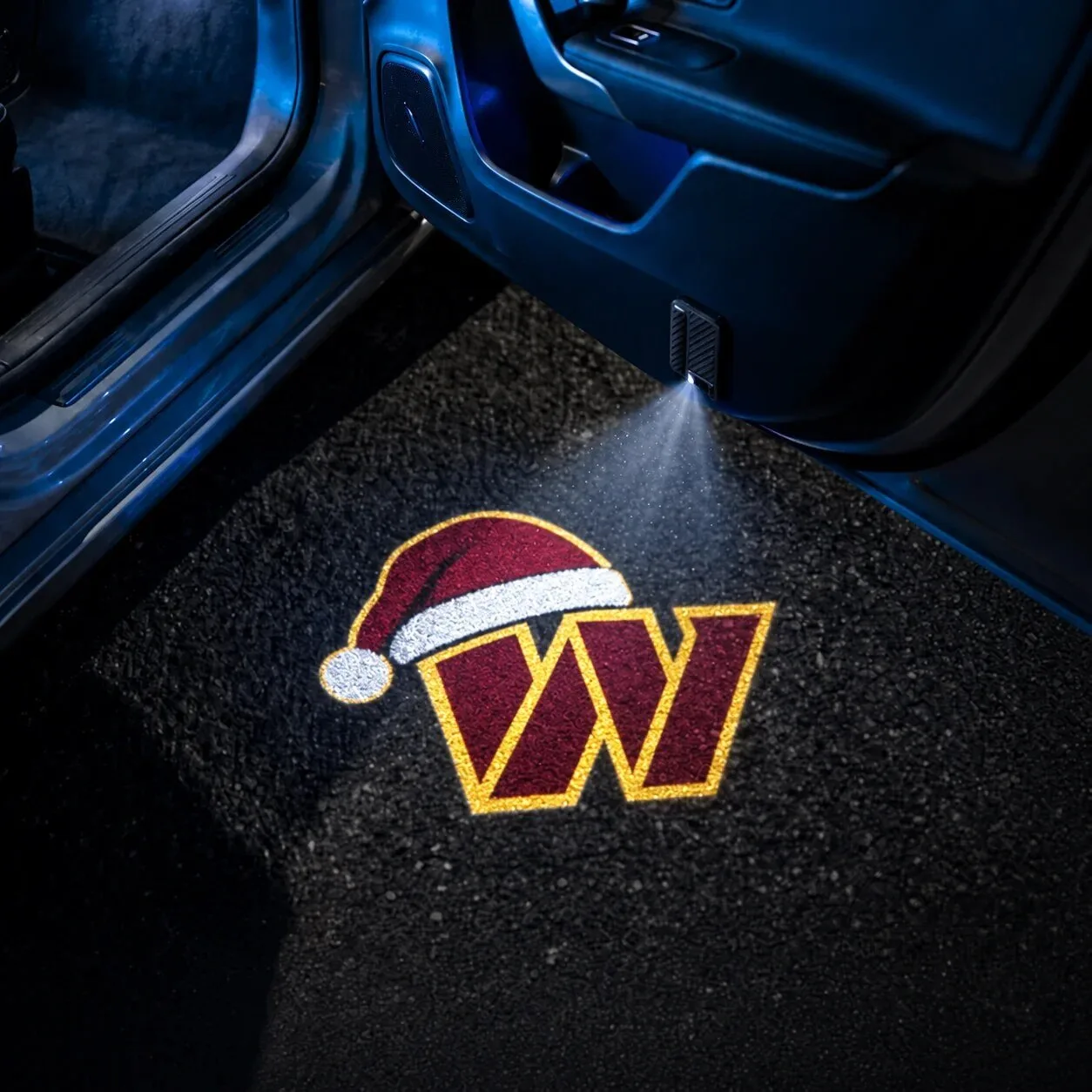 Santa Hat Car Door Projector Light for Arizona Cardinals Christmas 67 Santa Hat Car Door Projector Light for Arizona Cardinals Christmas