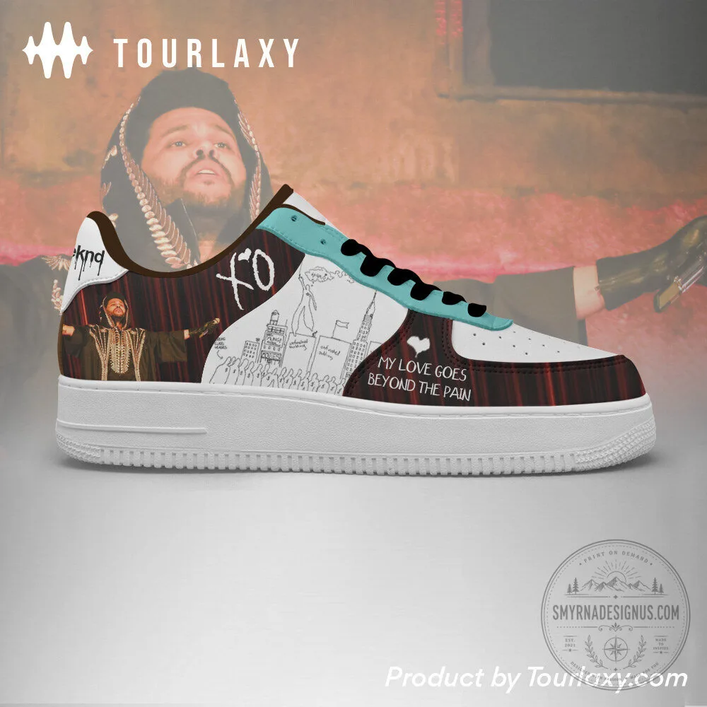 The Weeknd My Love Goes Beyond The Pain Shoes 5 The Weeknd My Love Goes Beyond The Pain Shoes