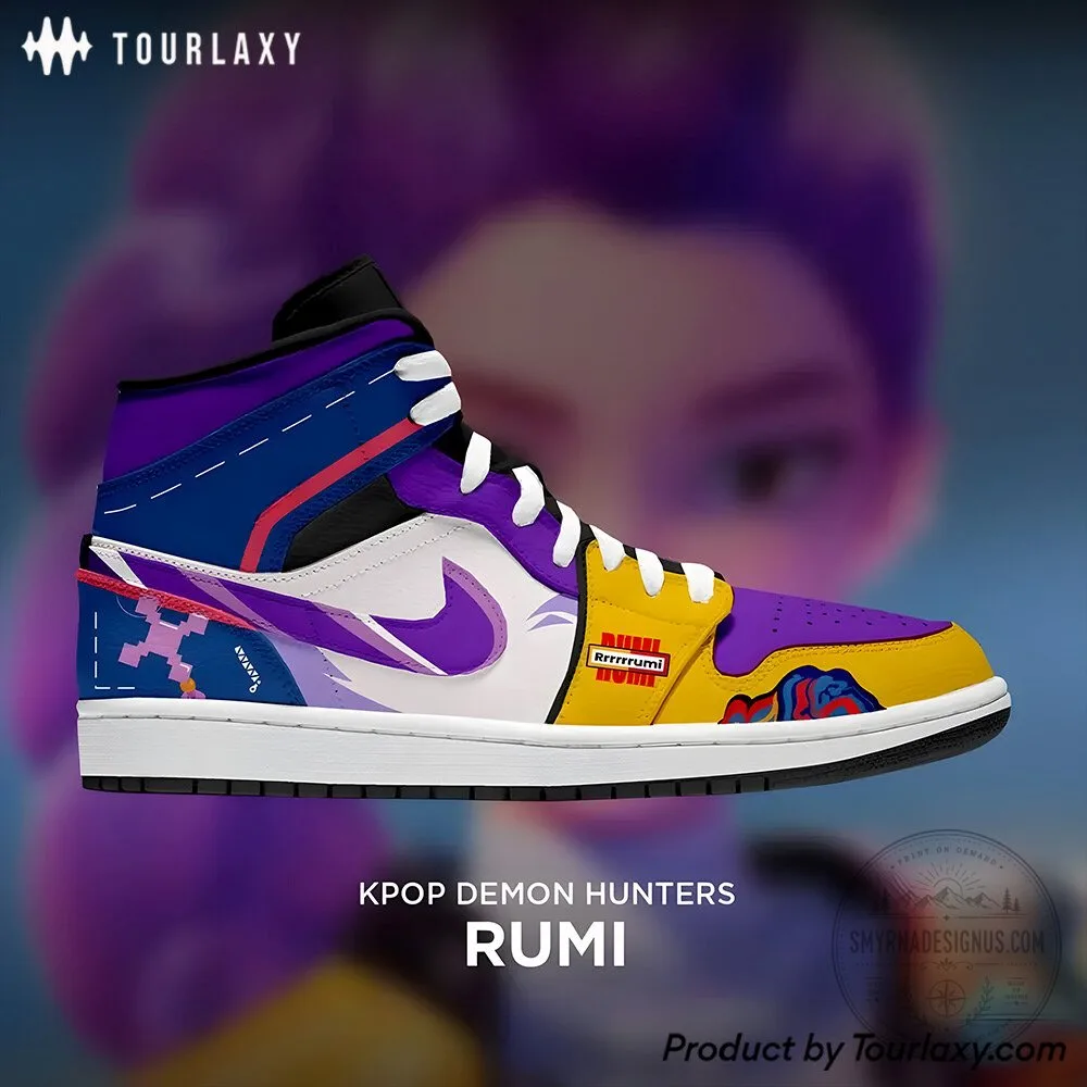 Rumi Kpop Demon Hunters Anime High Top Sneakers