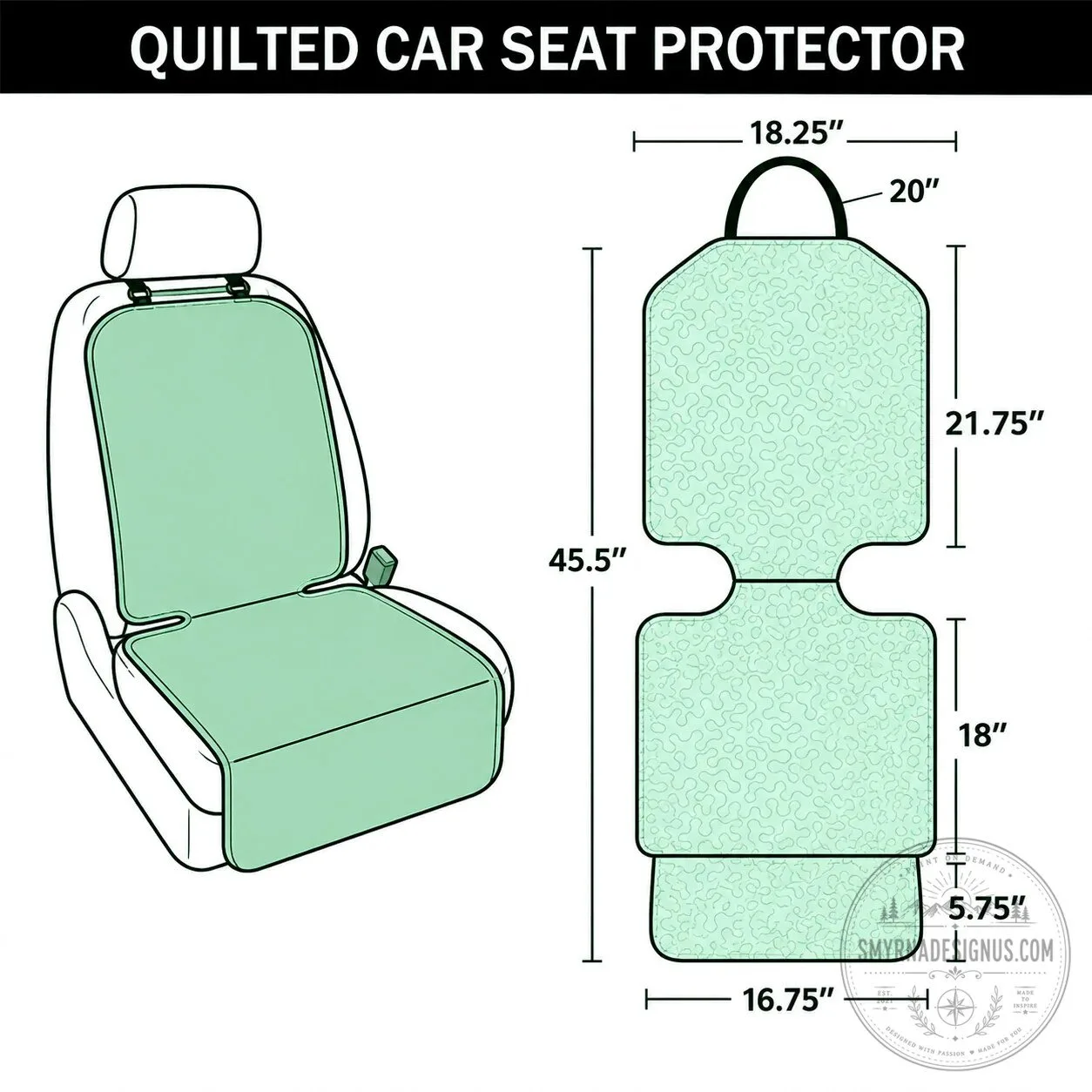 Rustic Forest Patchwork Wildlife Quilted Car Seat Cover Protector 6 Rustic Forest Patchwork Wildlife Quilted Car Seat Cover Protector