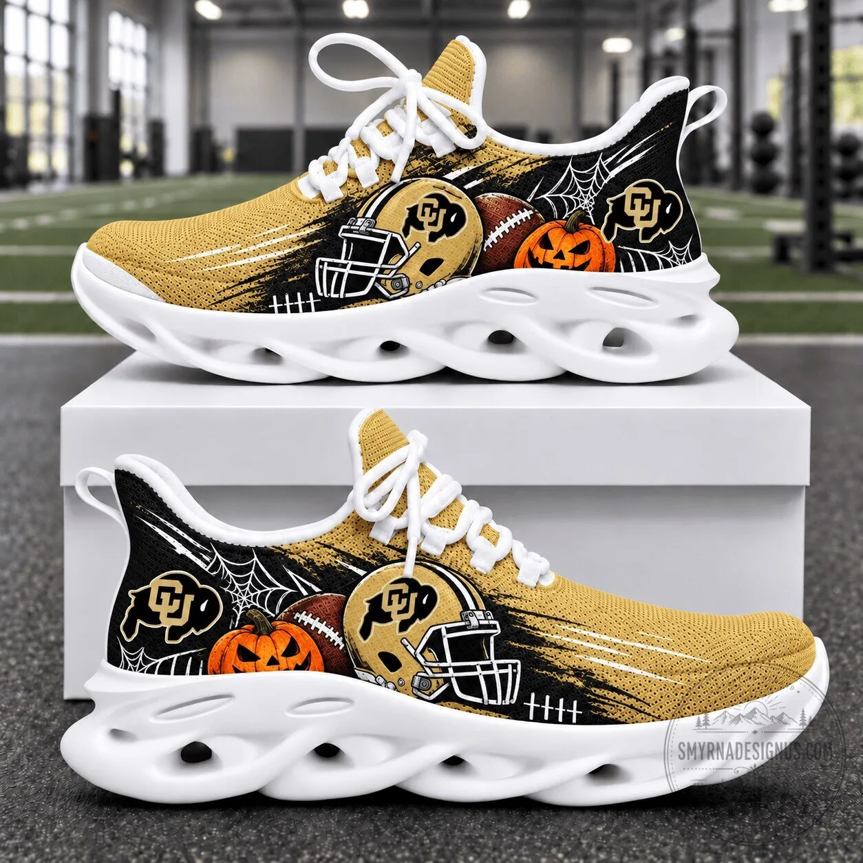 Colorado Buffaloes Halloween Football Team Chunky Sneakers