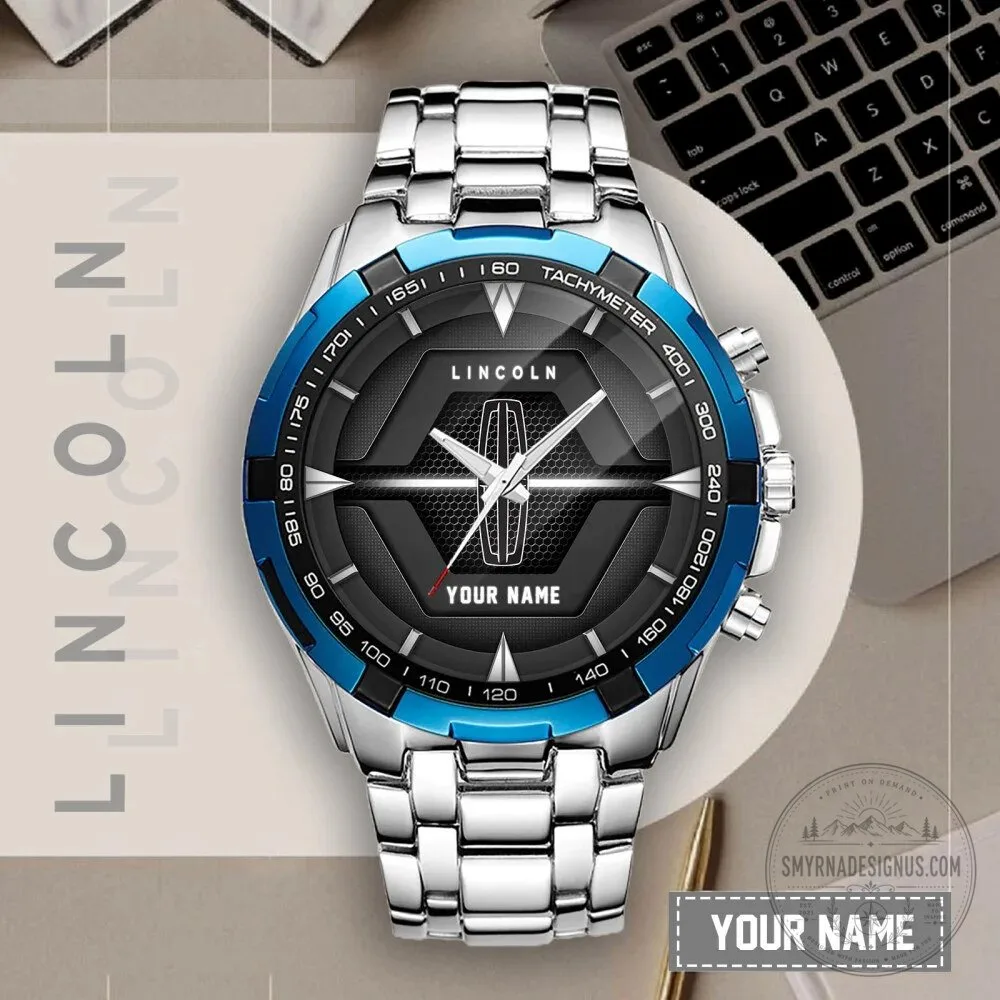 Elegant Fashion Design Watch by Lincoln Motor Company with Custom Name Feature 9 Elegant Fashion Design Watch by Lincoln Motor Company with Custom Name Feature