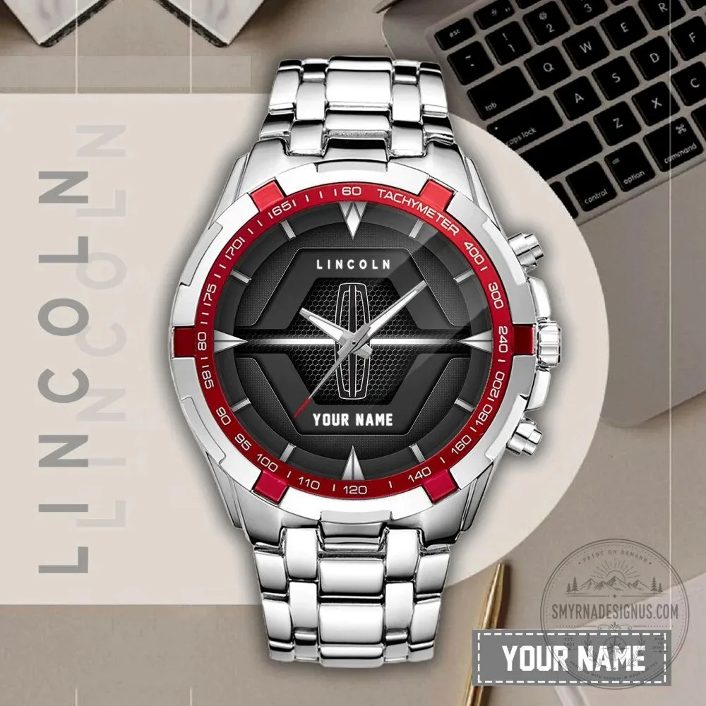 Elegant Fashion Design Watch by Lincoln Motor Company with Custom Name Feature 10 Elegant Fashion Design Watch by Lincoln Motor Company with Custom Name Feature