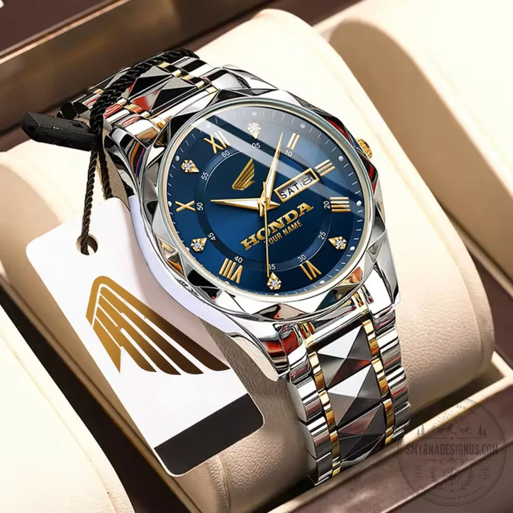 Honda Motorcycles Custom Name Elegant Fashion Design Watch for Men Honda Motorcycles Custom Name Elegant Fashion Design Watch for Men