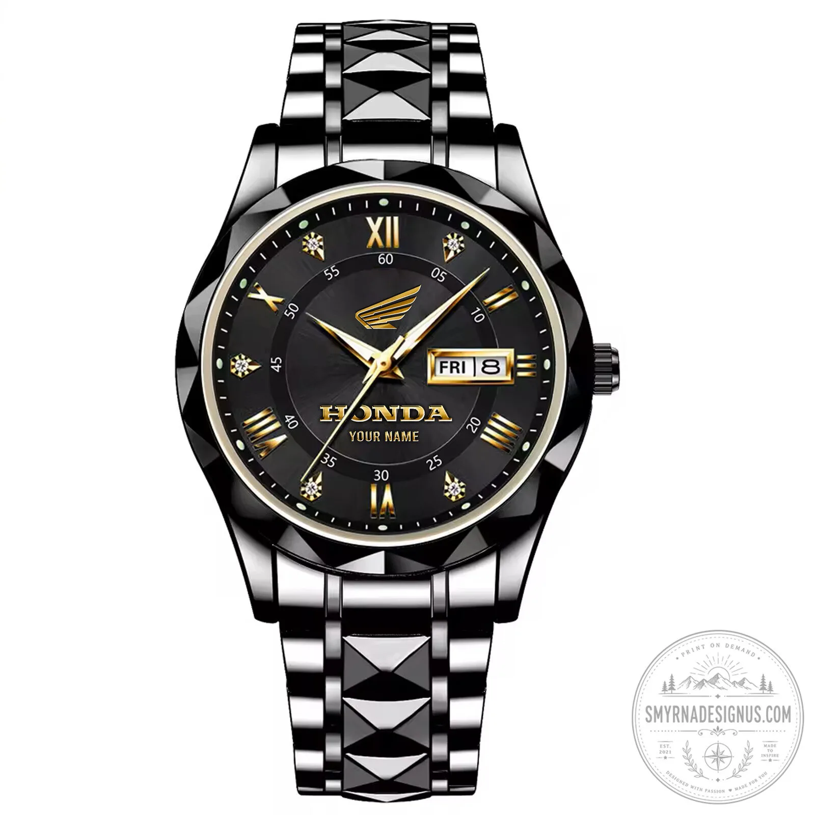 Honda Motorcycles Custom Name Elegant Fashion Design Watch for Men 13 Honda Motorcycles Custom Name Elegant Fashion Design Watch for Men