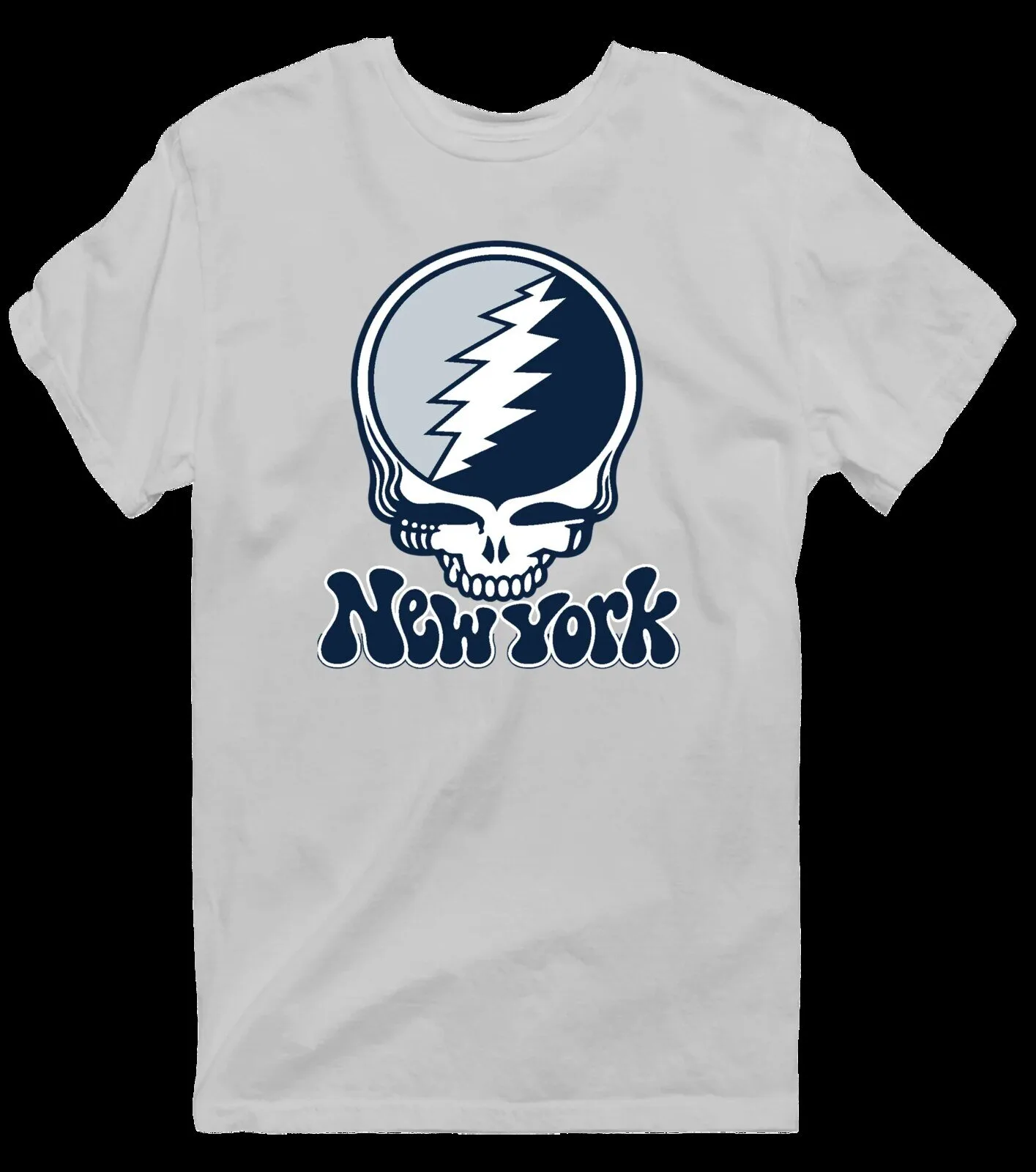Grateful Dead New York Stealie Skull Baseball Fan T-Shirt