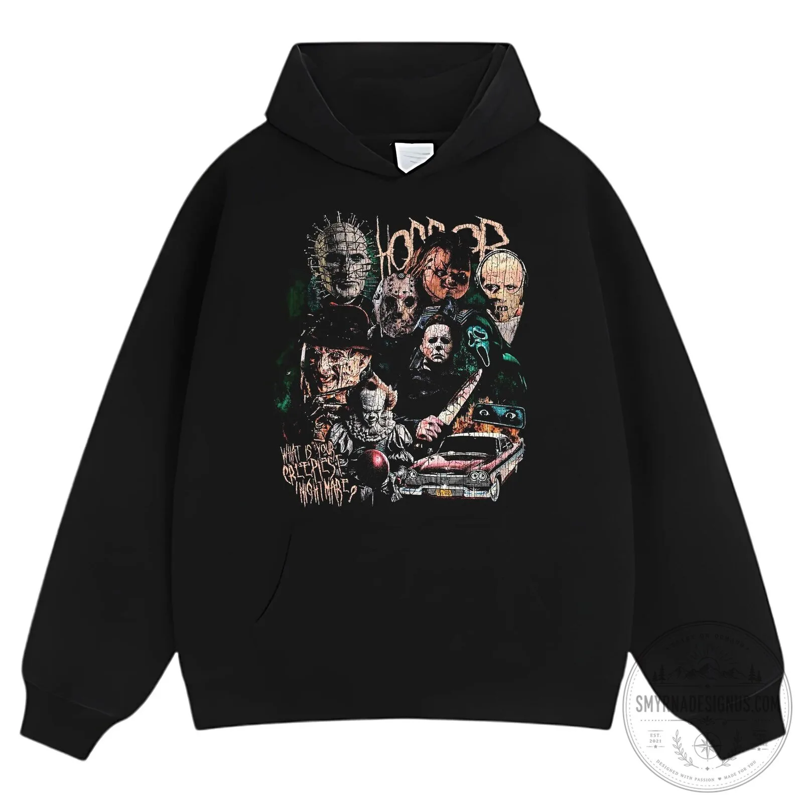 Classic Horror Movie Villains Vintage Washed Graphic T-Shirt 15 Classic Horror Movie Villains Vintage Washed Graphic T-Shirt