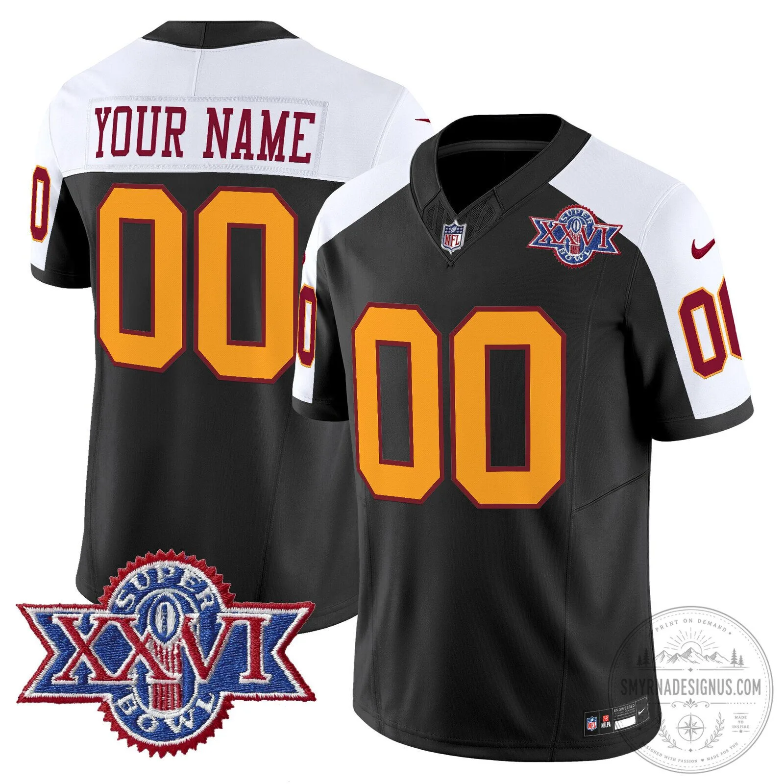 Washington Redskins Super Bowl XXVI Throwback 1992 Custom Football Jersey 13 Washington Redskins Super Bowl XXVI Throwback 1992 Custom Football Jersey