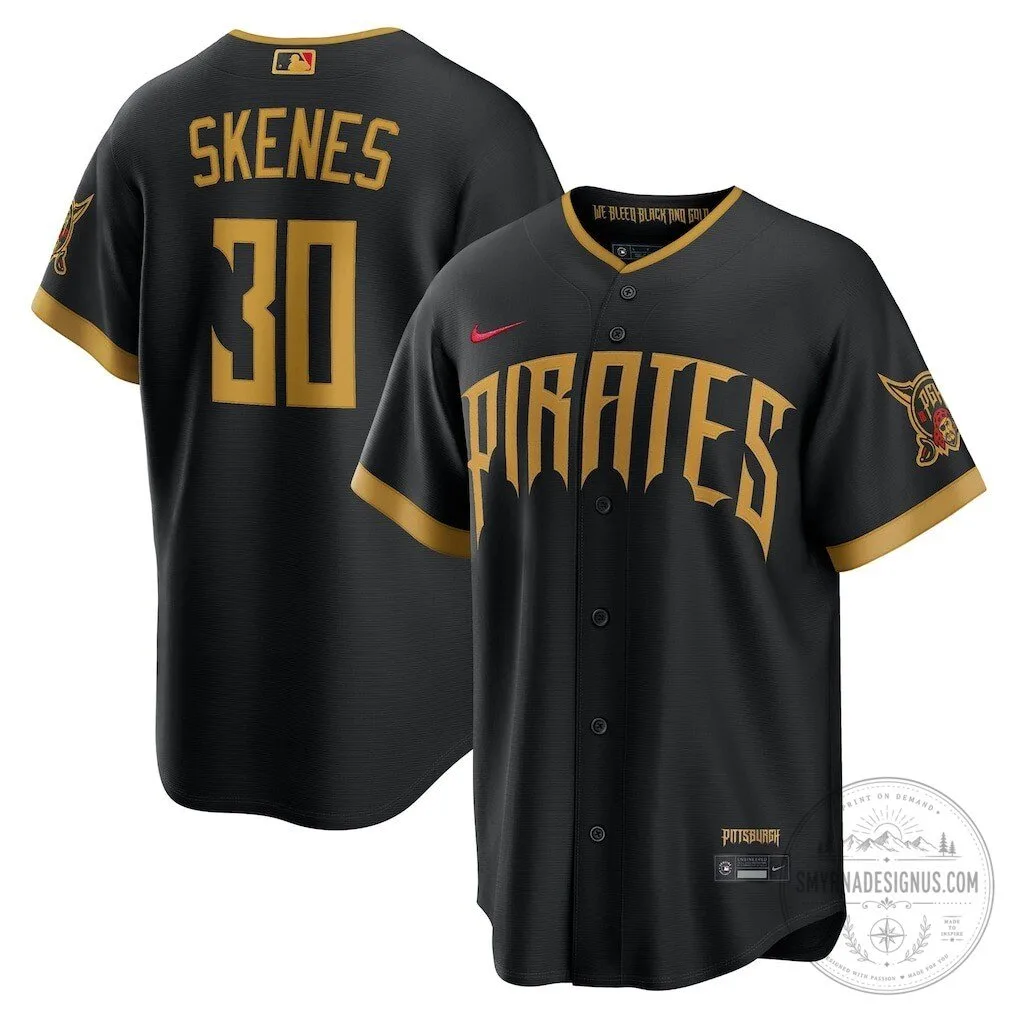 Pittsburgh Pirates Paul Skenes Black City Connect Baseball Jersey