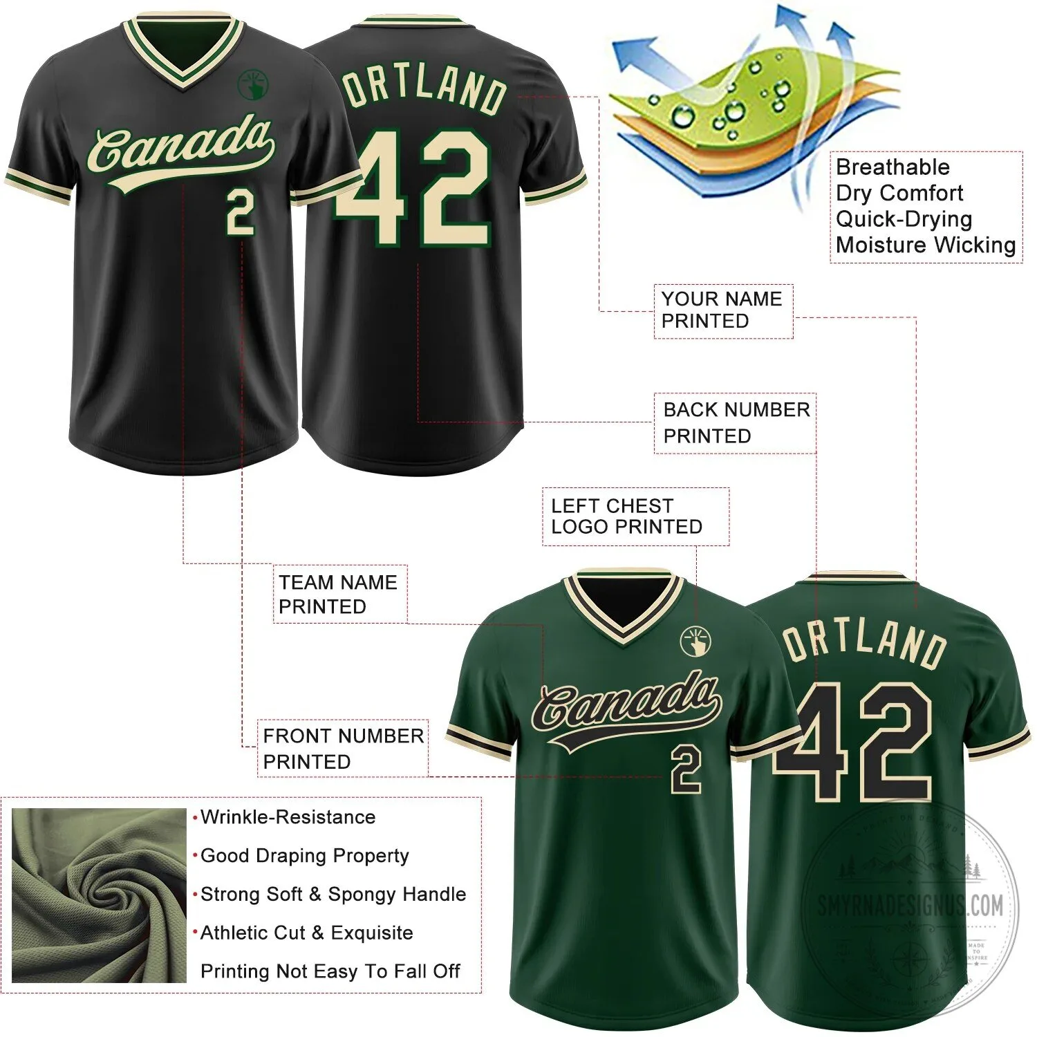 Custom Black Cream Green Reversible Pullover Baseball Jersey 11 Custom Black Cream Green Reversible Pullover Baseball Jersey