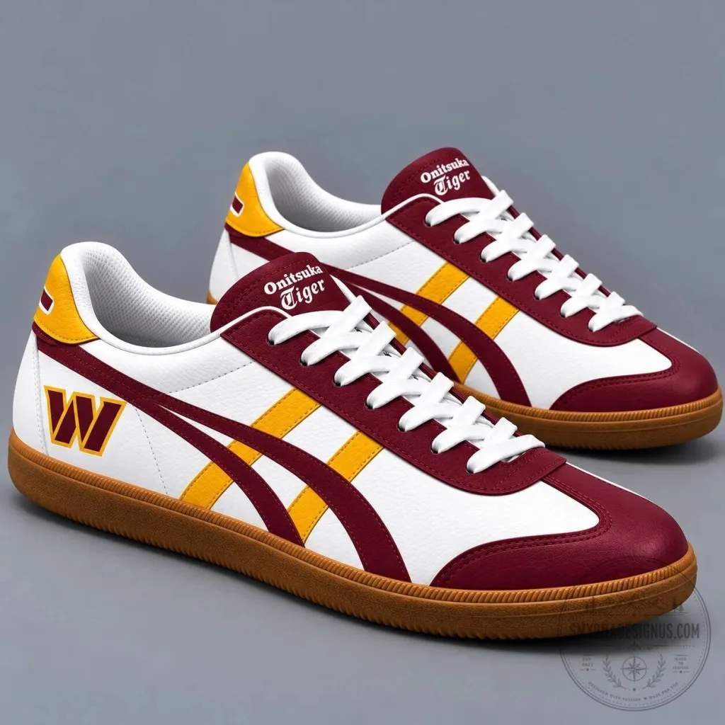 Washington Commanders National Football League Team Onitsuka Tiger Shoes Washington Commanders National Football League Team Onitsuka Tiger Shoes