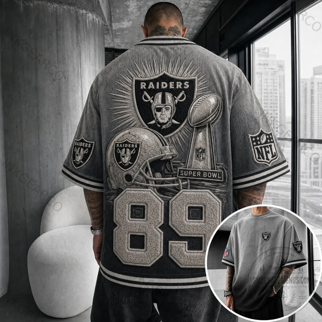 Las Vegas Raiders Super Bowl Champions Football Team Short Sleeve T-Shirt Las Vegas Raiders Super Bowl Champions Football Team Short Sleeve T-Shirt