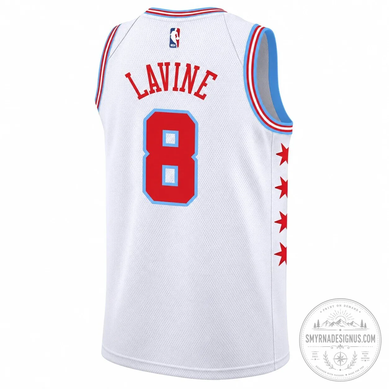 Chicago Bulls Zach LaVine White 2017-18 City Edition Basketball Jersey 3 Chicago Bulls Zach LaVine White 2017-18 City Edition Basketball Jersey
