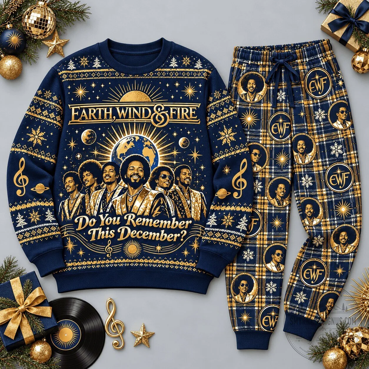 Earth Wind and Fire Do You Remember This December Ugly Christmas Sweater 1 Earth Wind and Fire Do You Remember This December Ugly Christmas Sweater