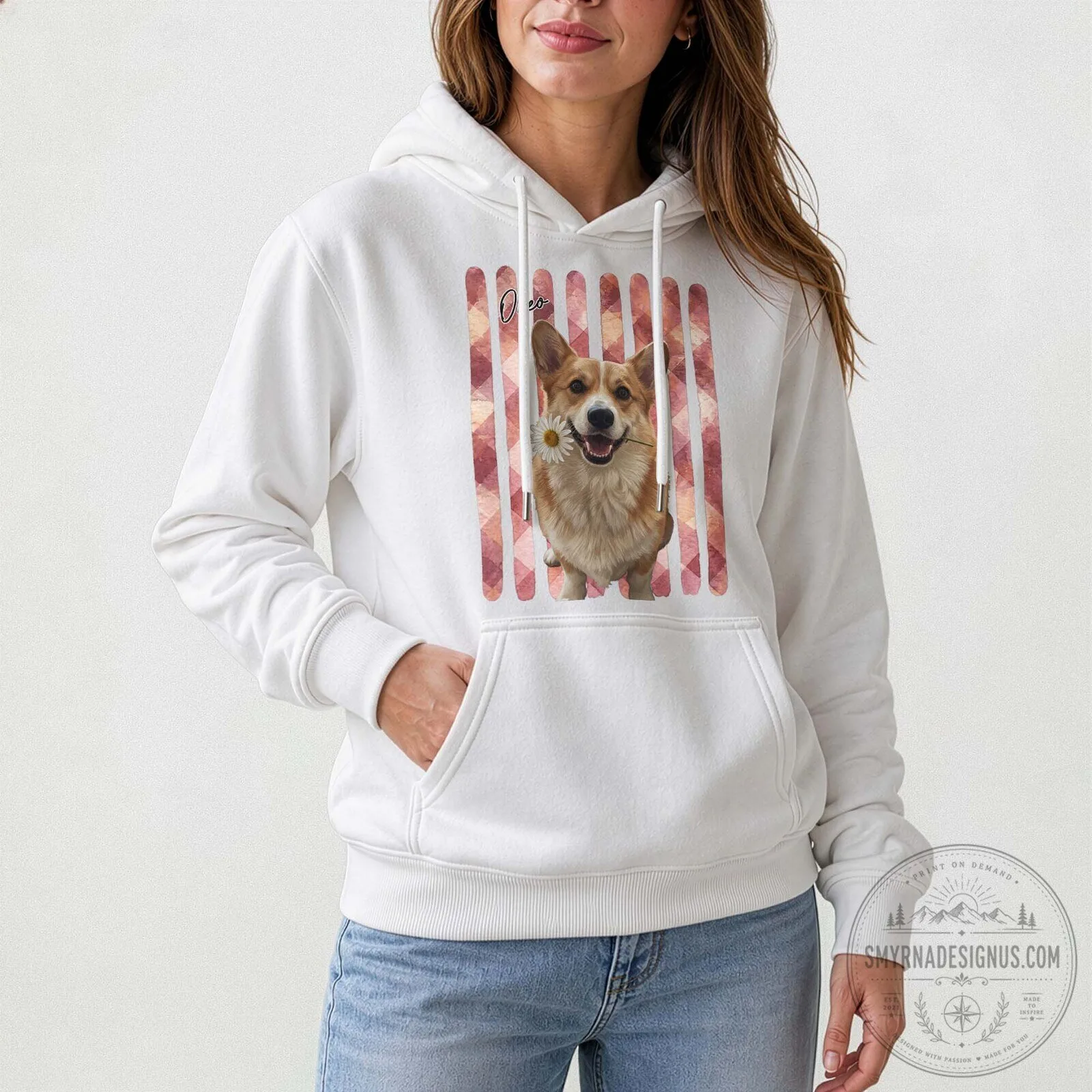 Custom Pet Portrait Striped Polka Dot Cat Lover T-Shirt 11 Custom Pet Portrait Striped Polka Dot Cat Lover T-Shirt
