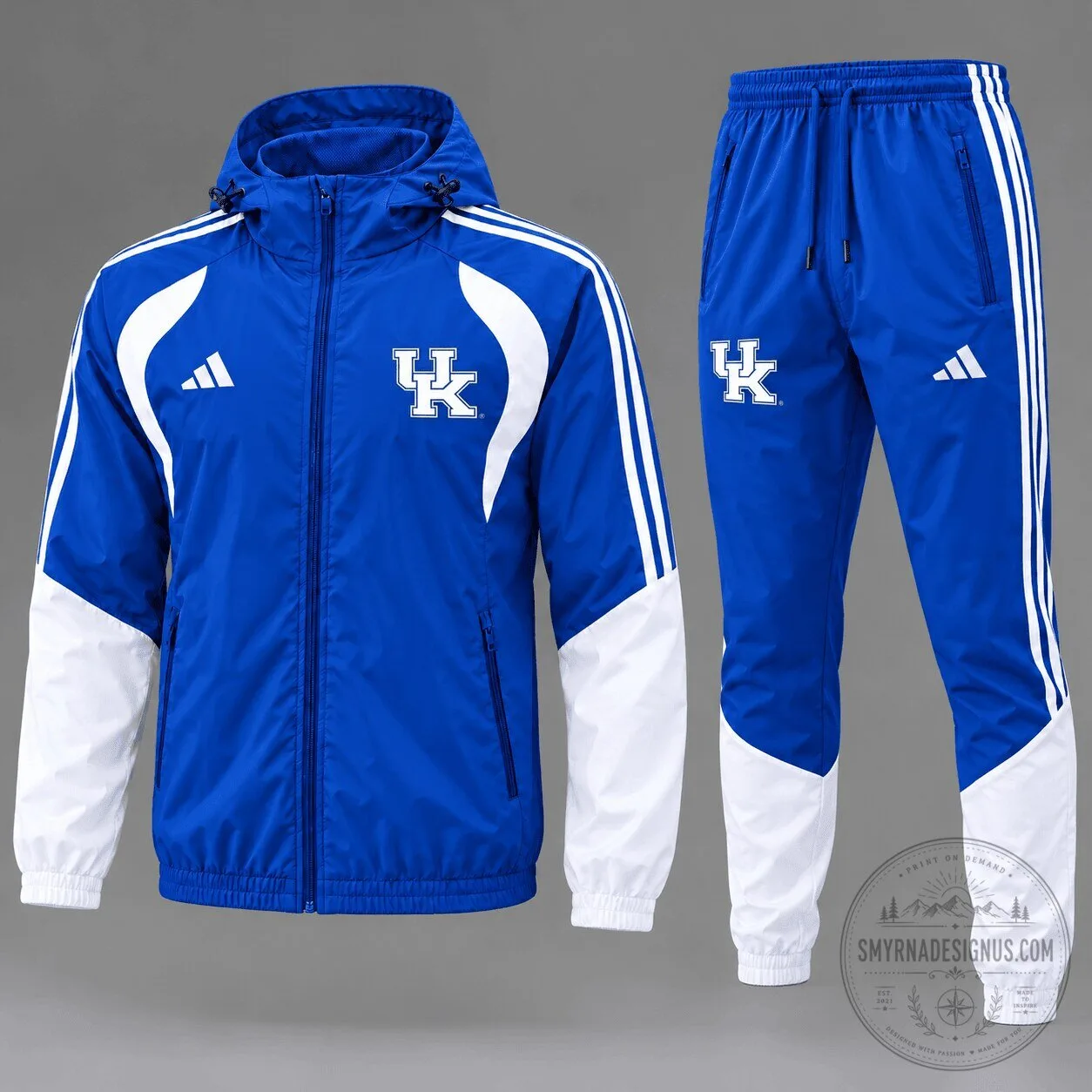 Kentucky Wildcats NCAA Game Day Varsity Stripe Tracksuit Set