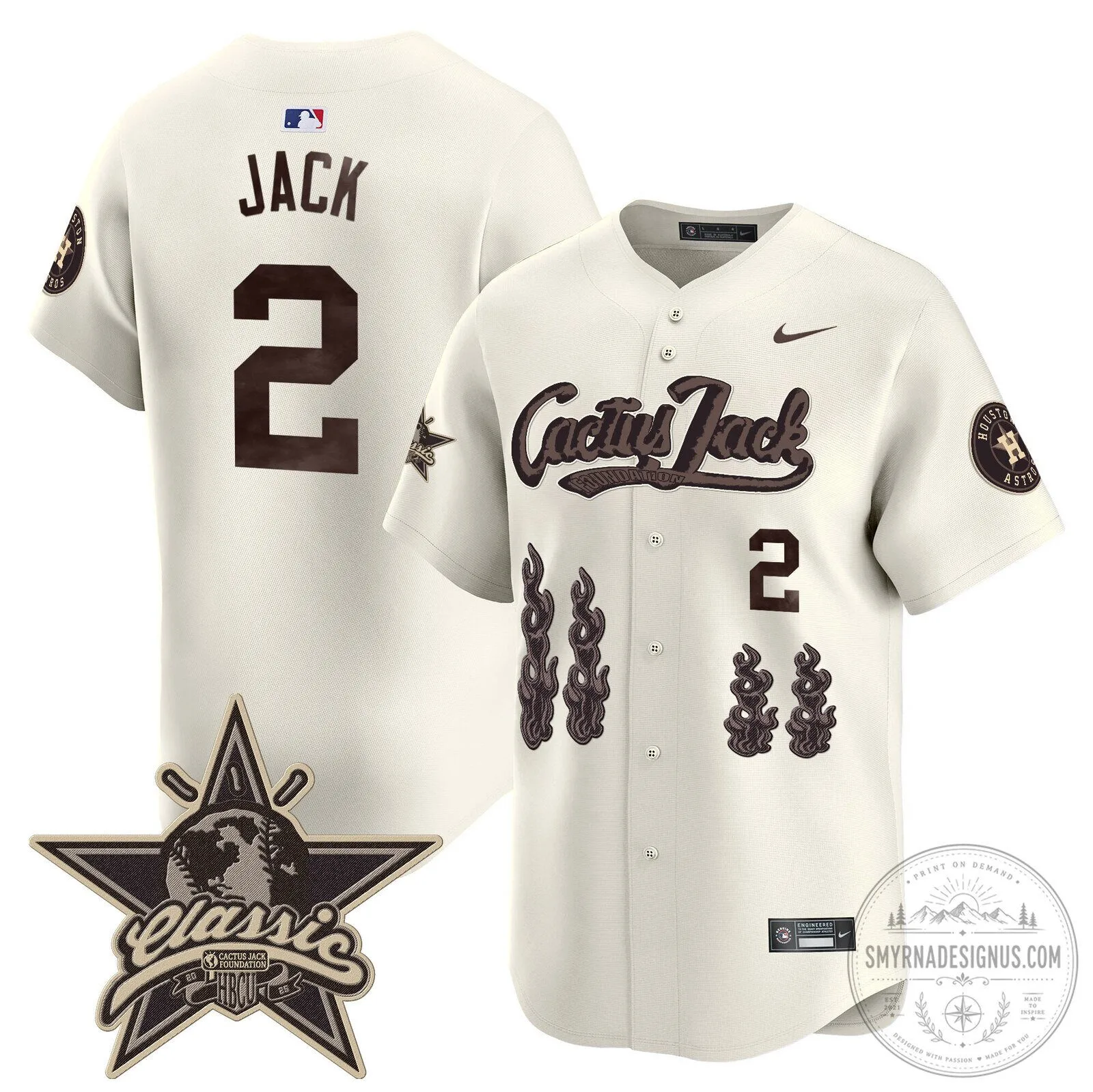 Houston Astros CJ Stroud Cactus Jack Limited Edition Baseball Jersey 49 Houston Astros CJ Stroud Cactus Jack Limited Edition Baseball Jersey